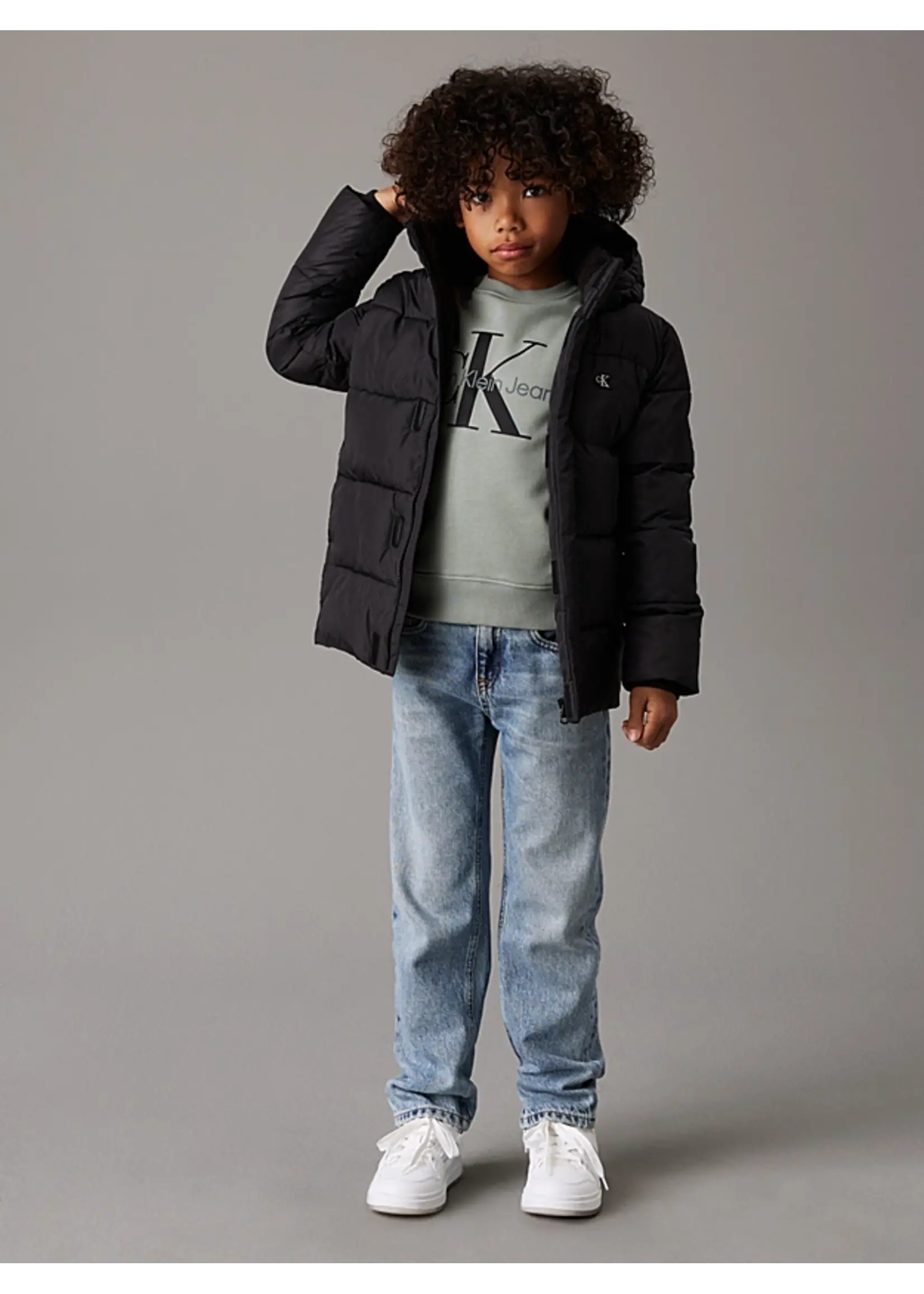 Calvin Klein Jas IB0IB01276BEH - ESSENTIAL PUFFER JACKET- zwart