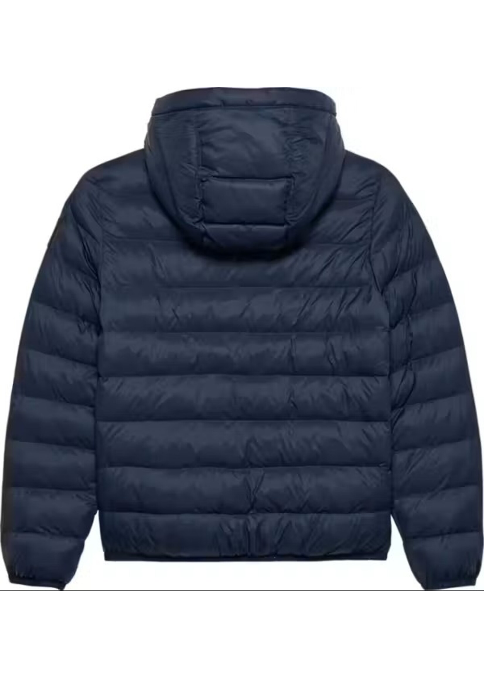 Tommy Hilfiger Tussenjas KS0KS00712C1G - U LIGHT DOWN HOODED JACKET - donkerblauw