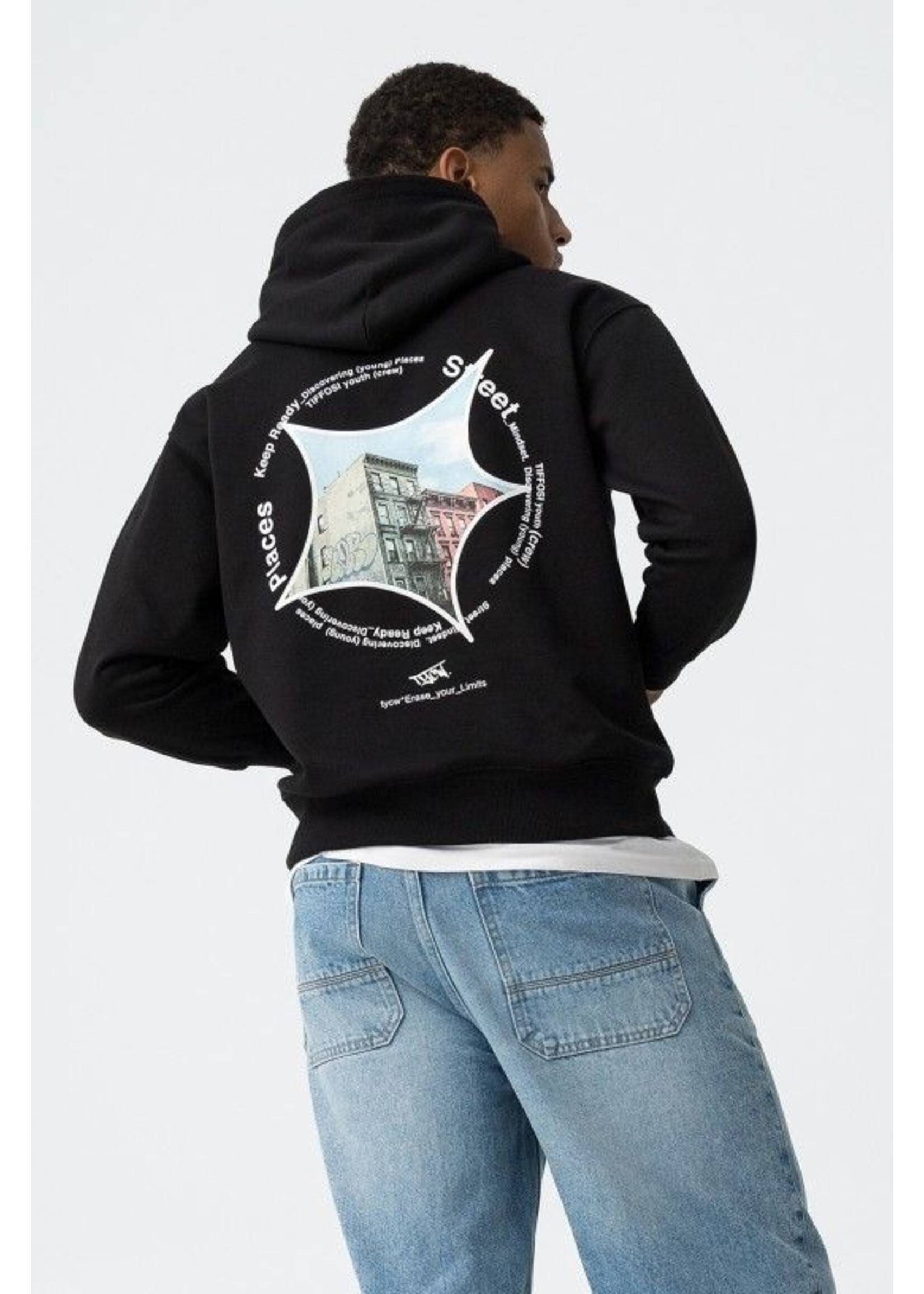 Tiffosi Sweater 10062393 Matz - zwart