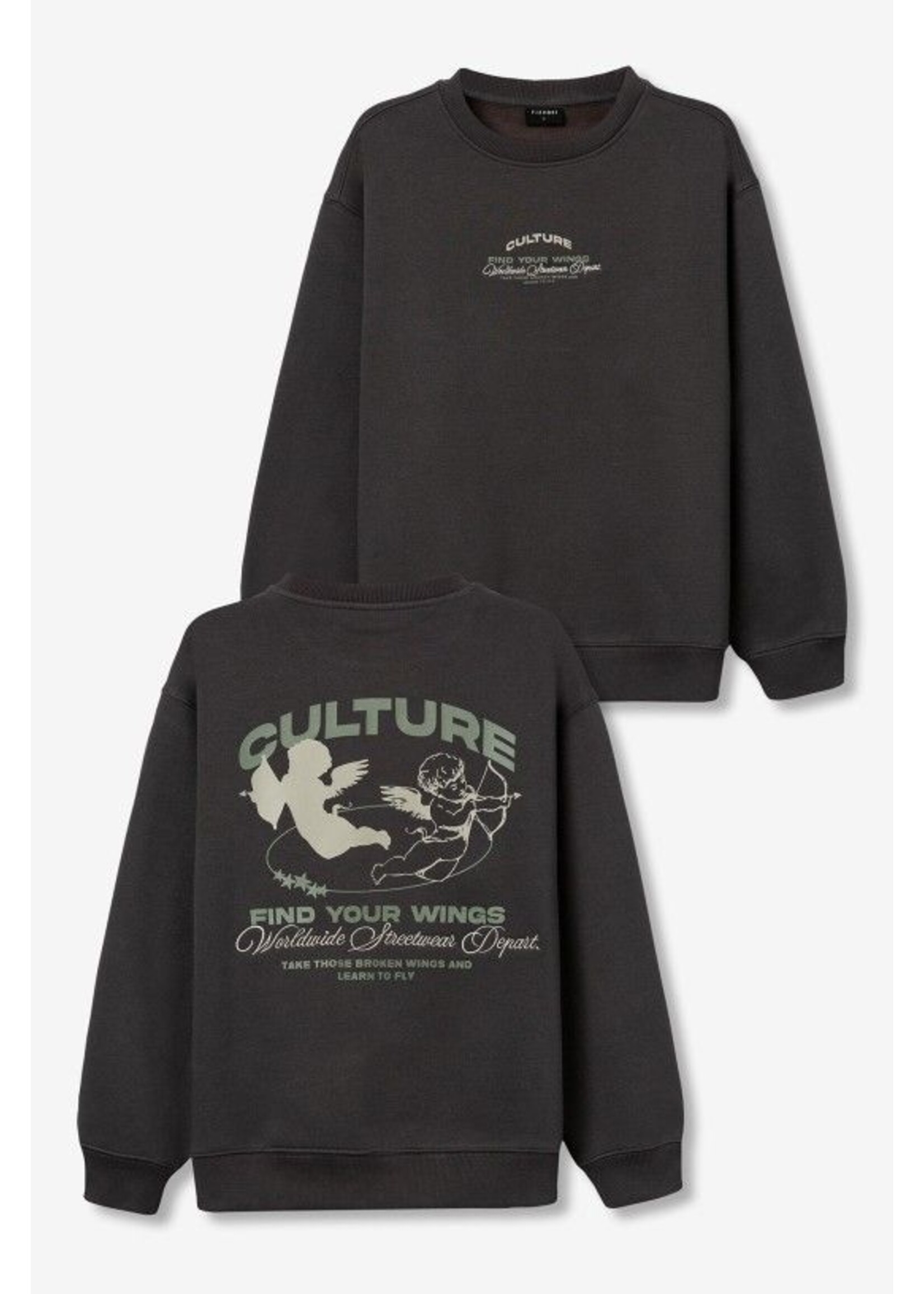 Tiffosi Sweater  10062947 Nevada - grijs