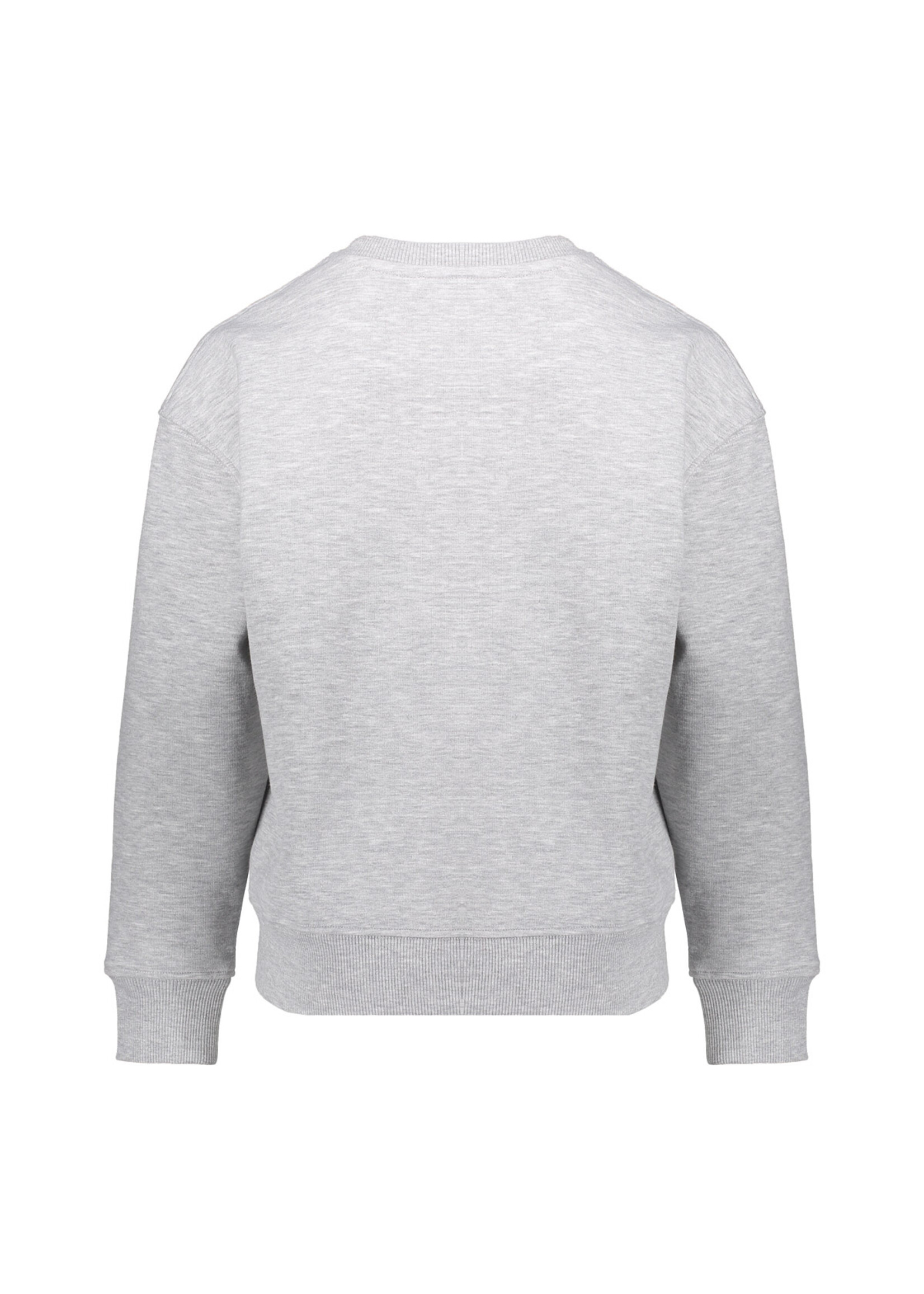 Geisha Sweater 52620 - grijs melange /zwart