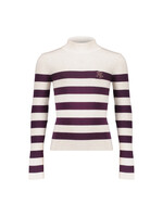 Frankie & Liberty Col turtle neck Tianna - grape stripe