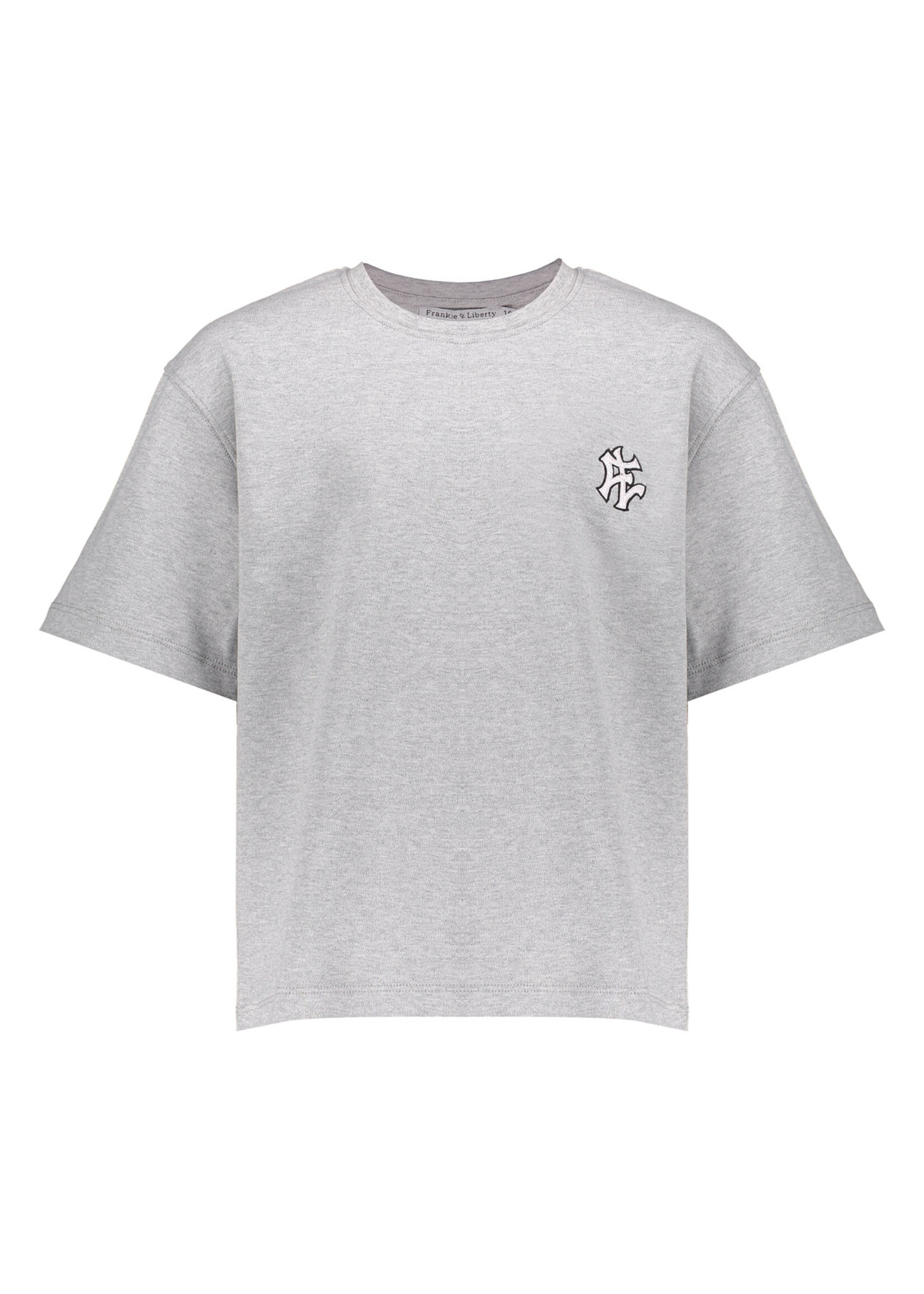 Frankie & Liberty T-shirt Tulia - grijs gemêleerd