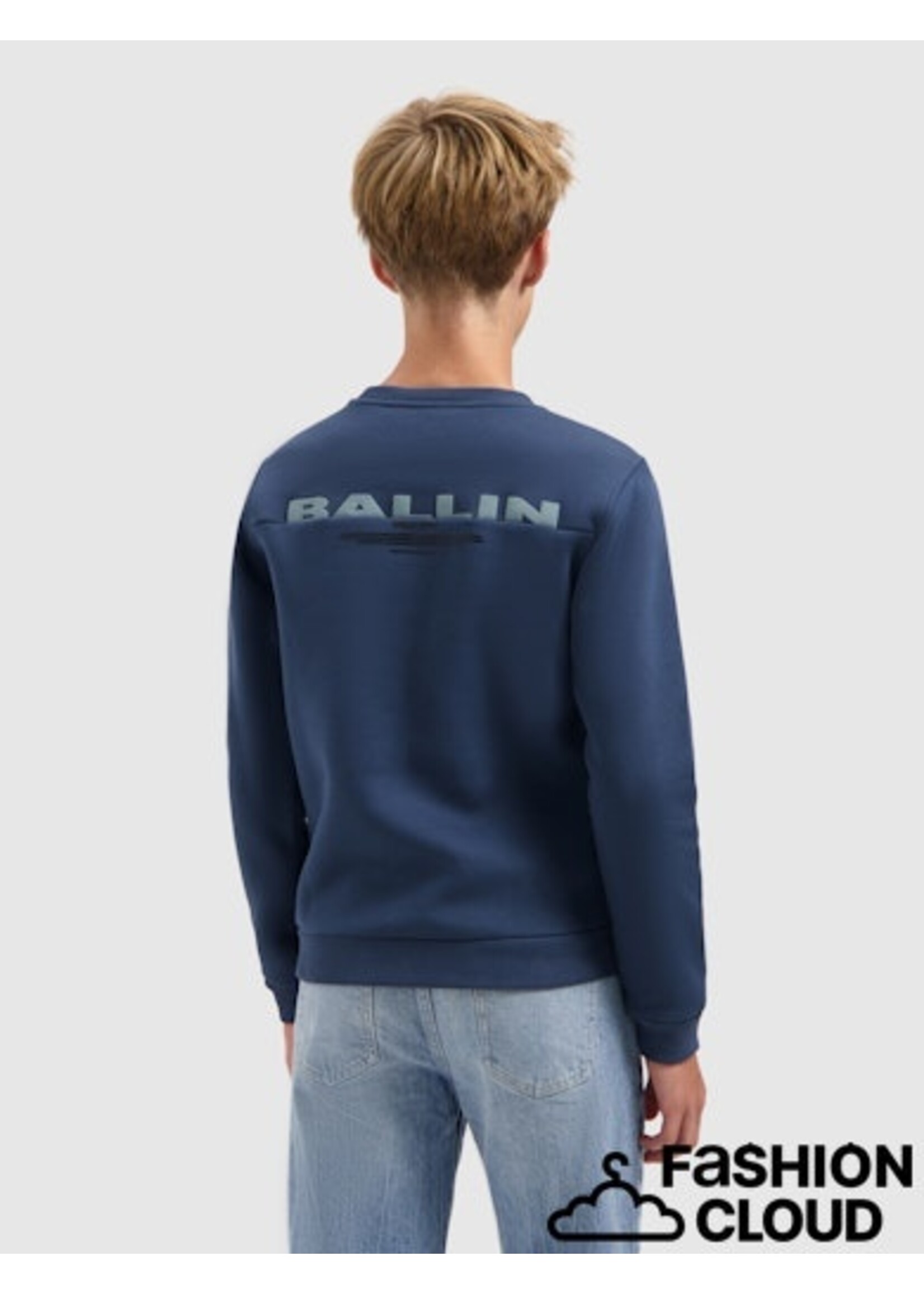 Ballin Wild City Logo Sweater (25037312) - navy