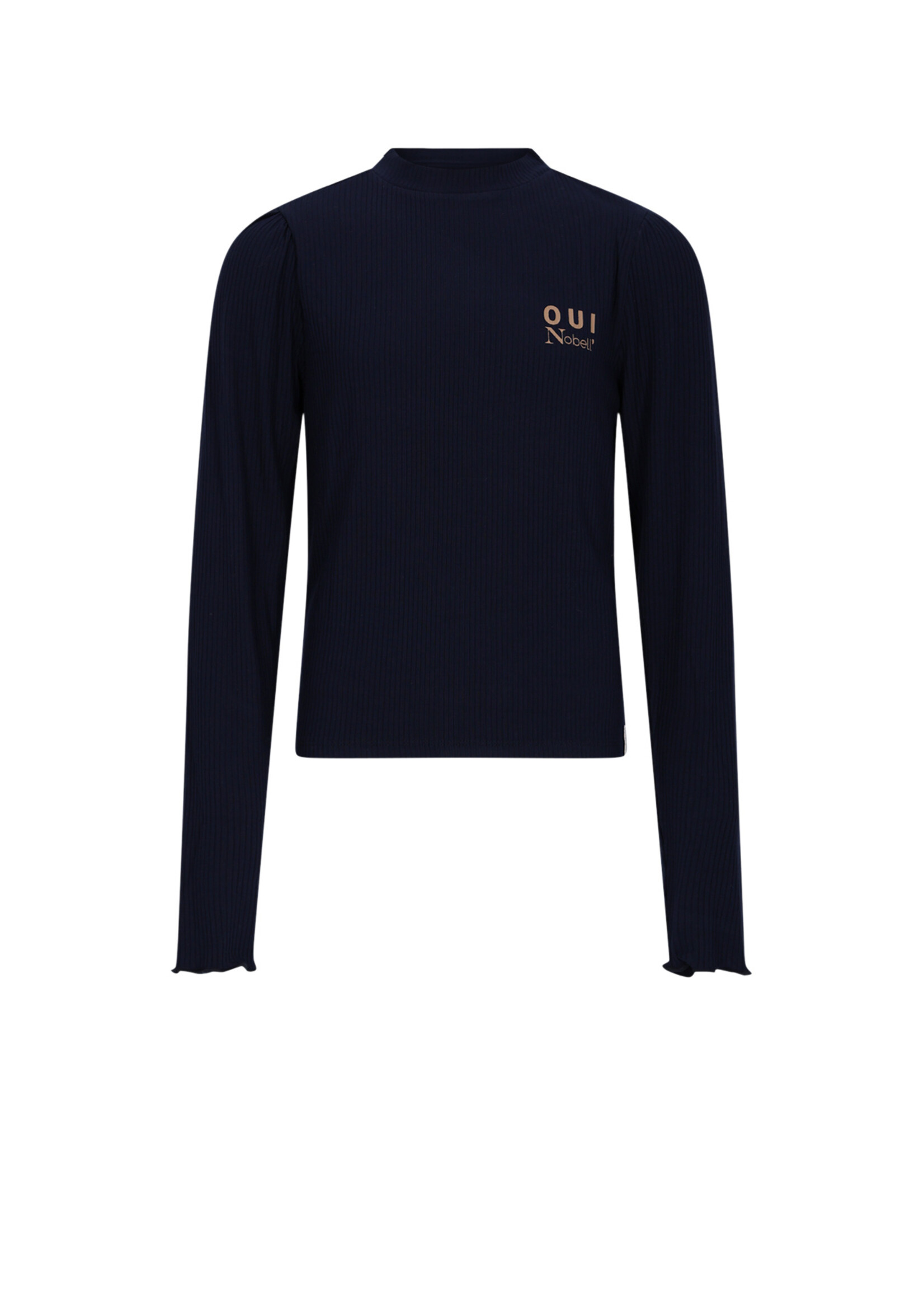 Nobell Top cropped - donkerbauw
