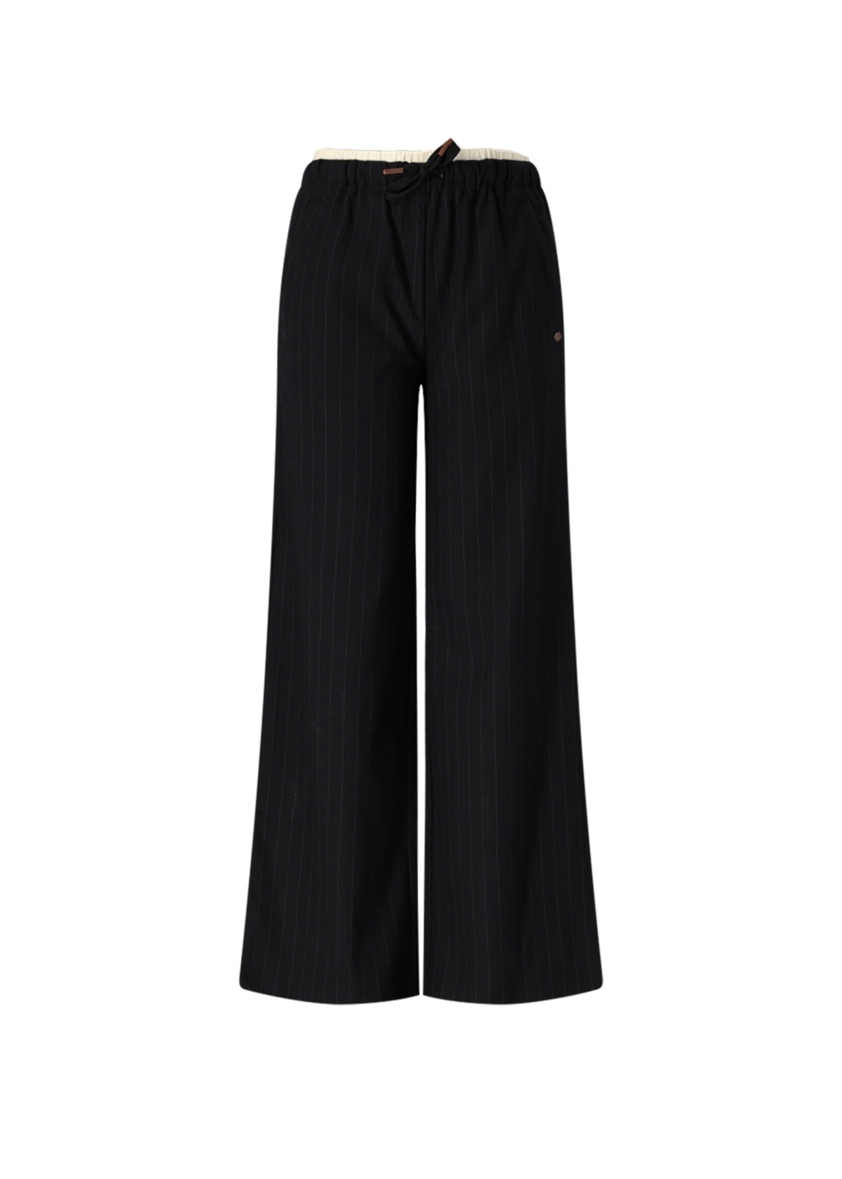 Nobell Broek Sub wide leg 3604 - zwart