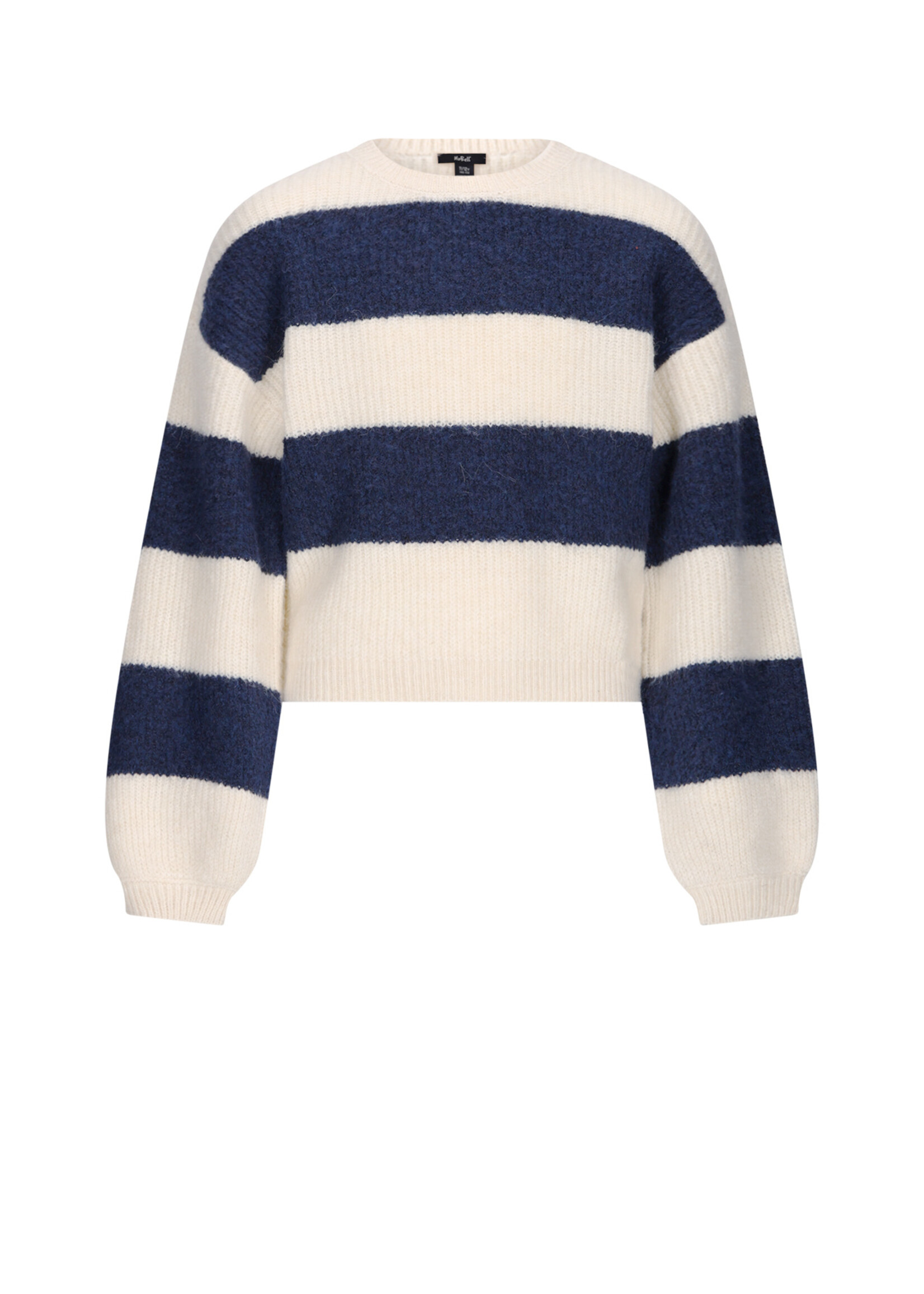 Nobell Sweater Kate colorblock 3307 - donkerblauw