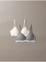 Calvin Klein BH  G80G8007410VJ - 2PK TRIANGLE - grijs