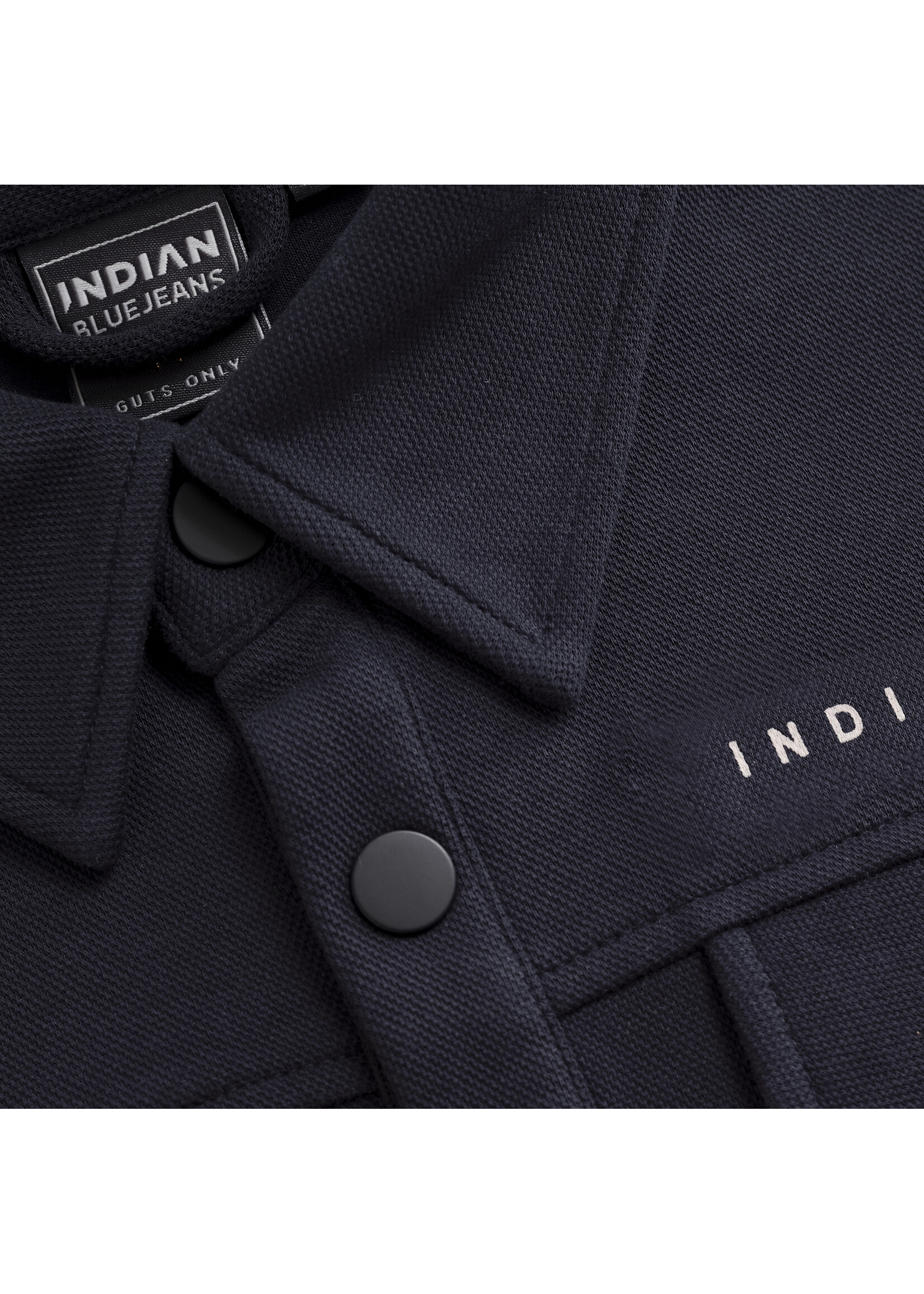 Indian blue jeans  Shirt Jacket Twill Stretch 960471 - donkerblauw