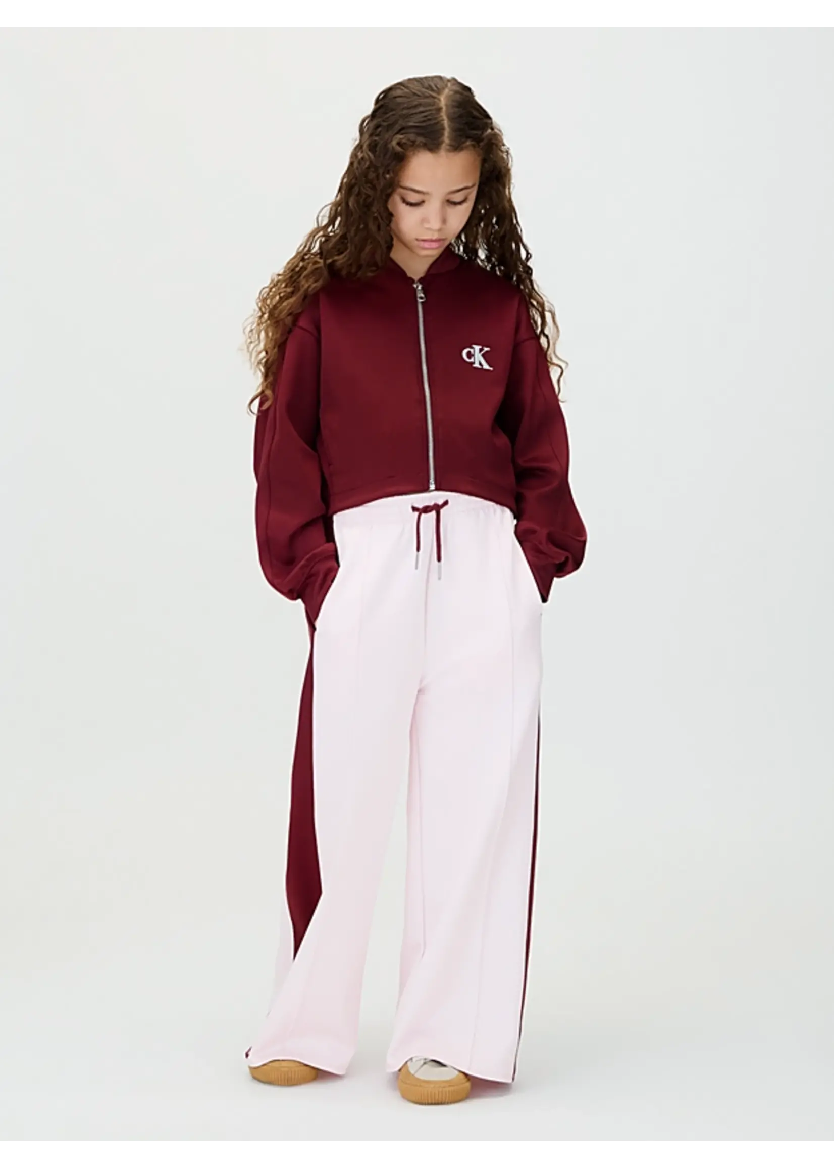 Calvin Klein Joggingbroek IG0IG03023TDI - COLORBLOCK SWEATPANT - roze/bruin
