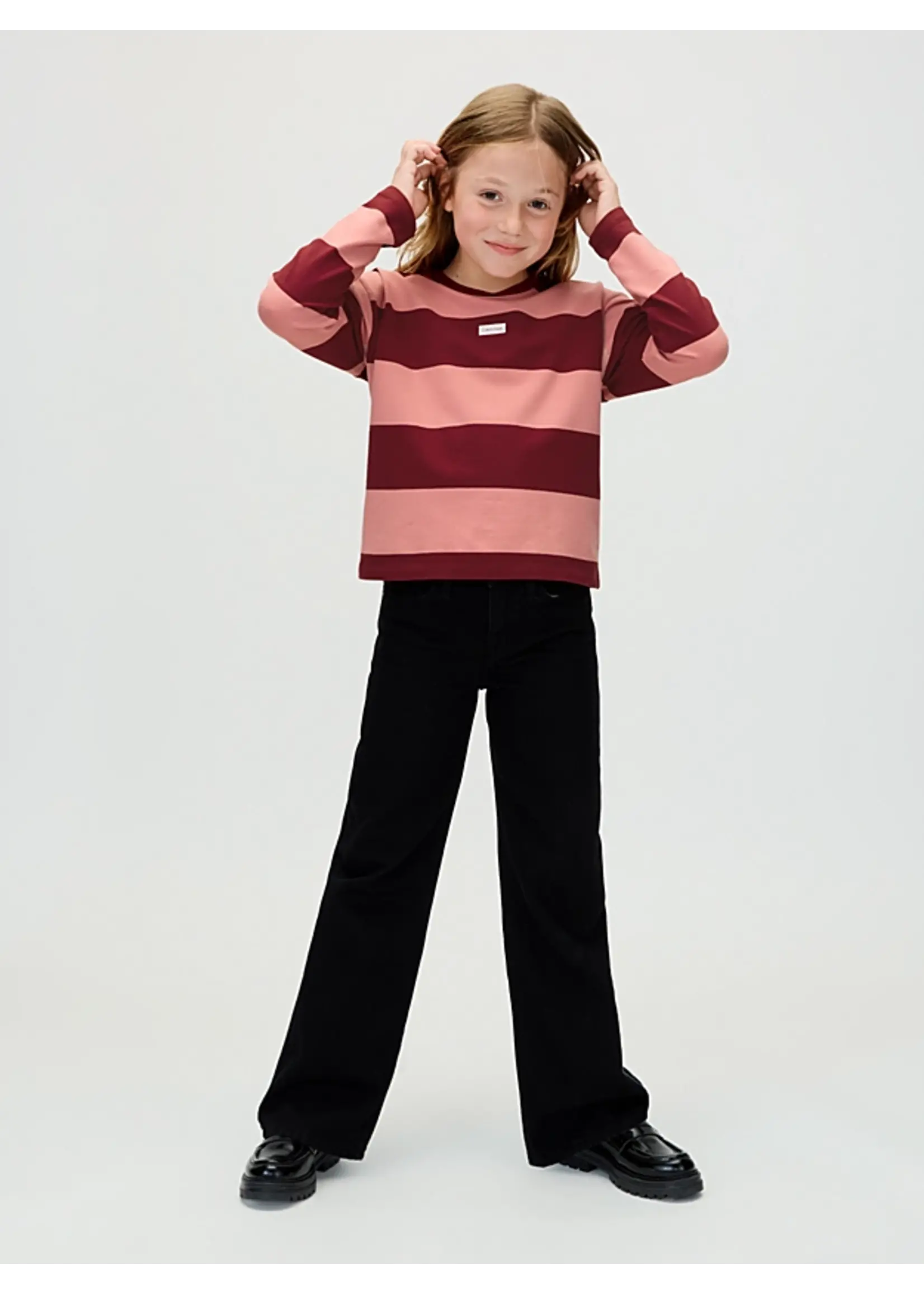 Calvin Klein T-Shirt  IG0IG03034XU4 - CN STRIPE LS T-SHIRT - gestreept apricot