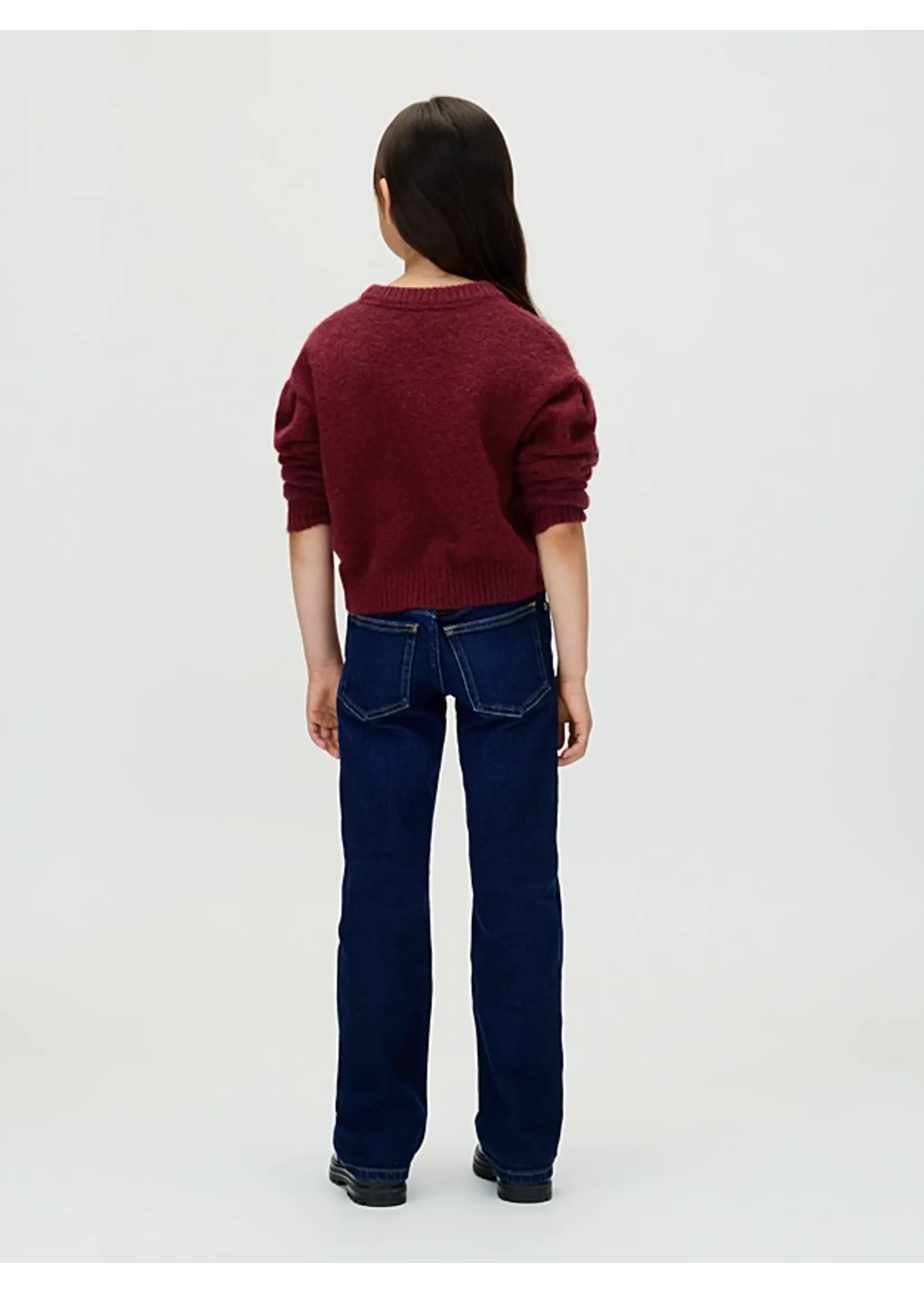 Calvin Klein Sweater  IG0IG03048XU4 - BOX PLEAT FLUFFY SWEATER - bruin