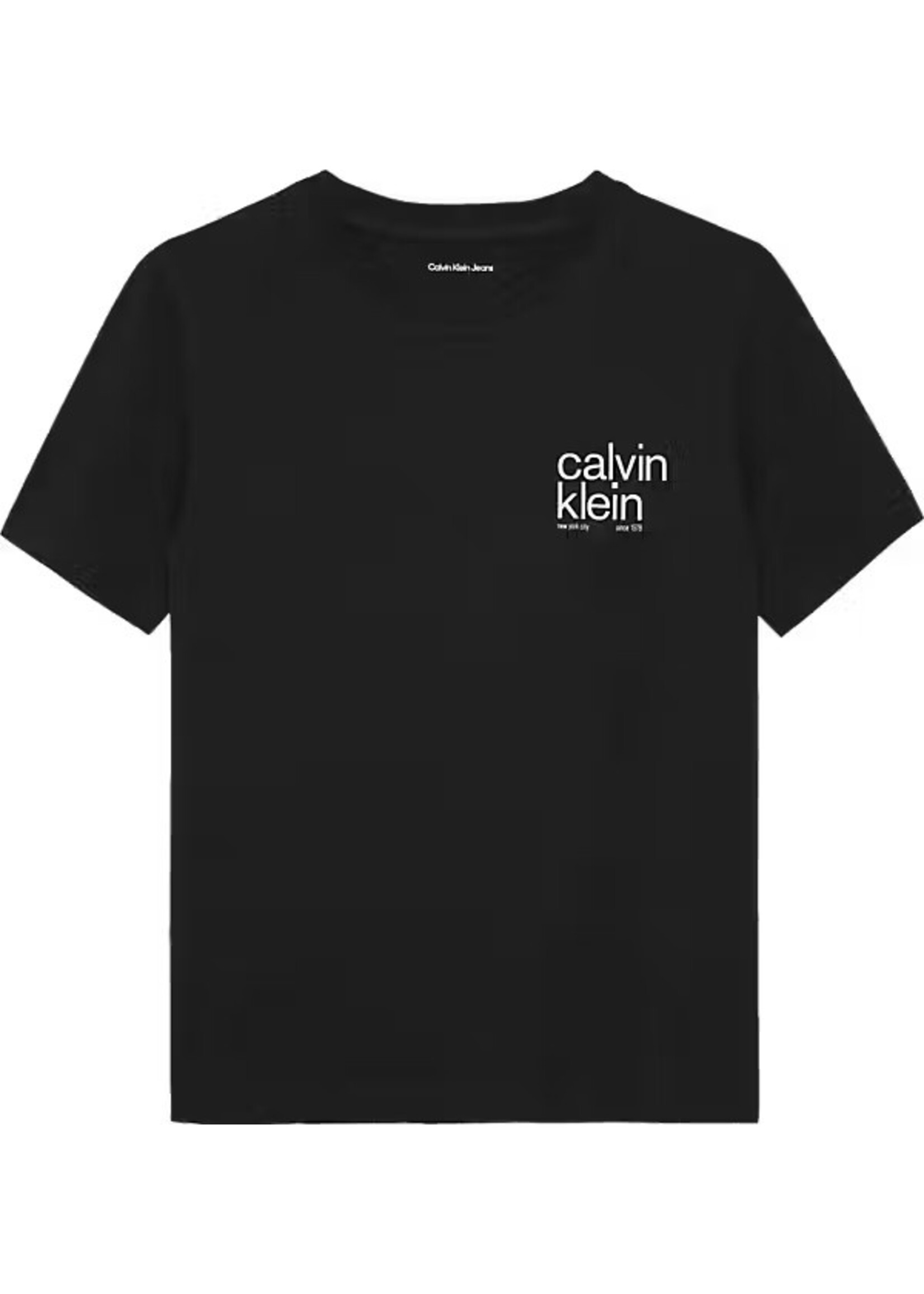 Calvin Klein T-shirt IB0IB02579BEH - REG. CK SMALL GRAPHIC SS T-SHIRT  - zwart