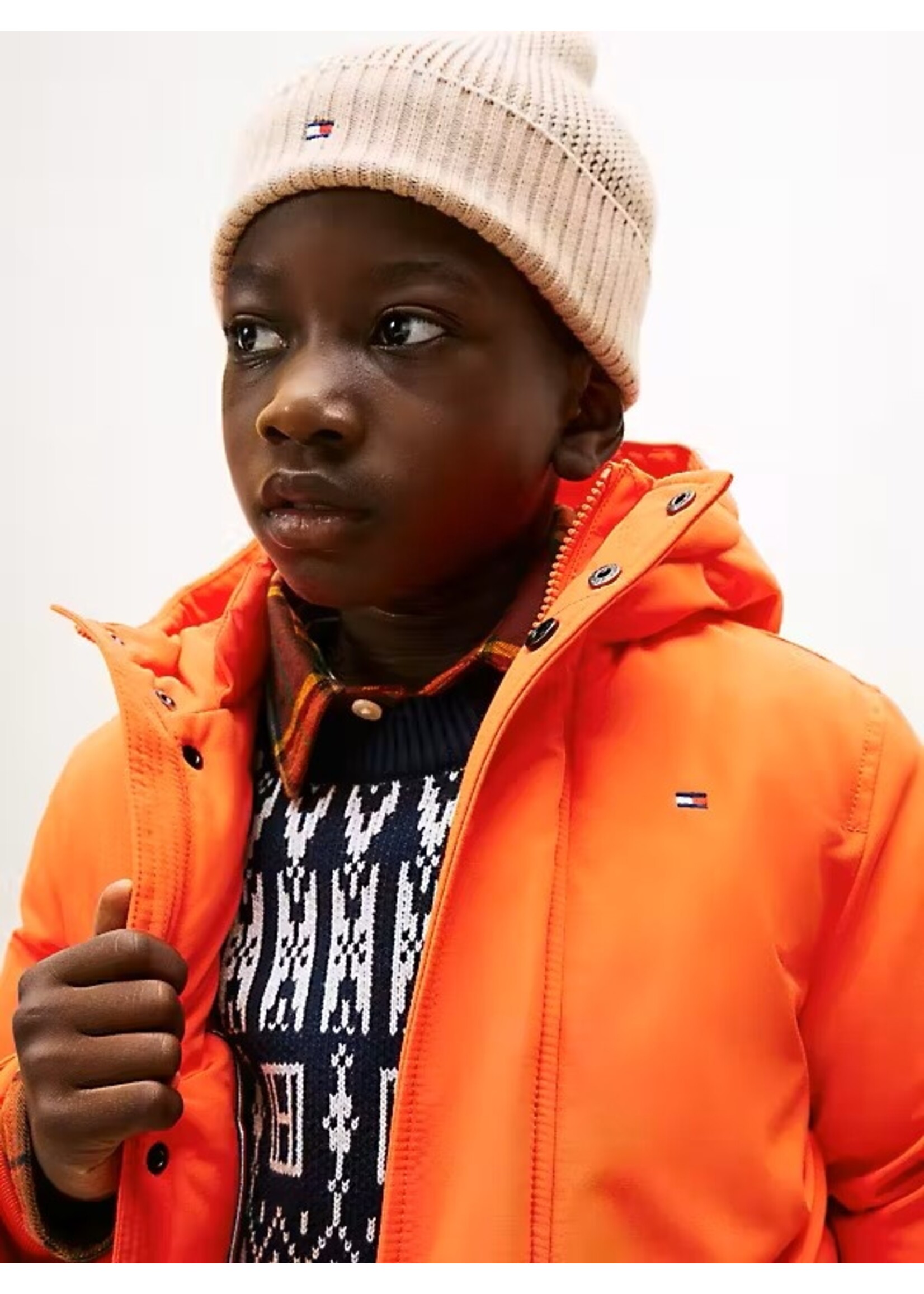Tommy Hilfiger HOODED PARKA - KB0KB09889XM2 - oranje
