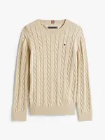 Tommy Hilfiger COTTON CABLE SWEATER - KB0KB09753GUQ