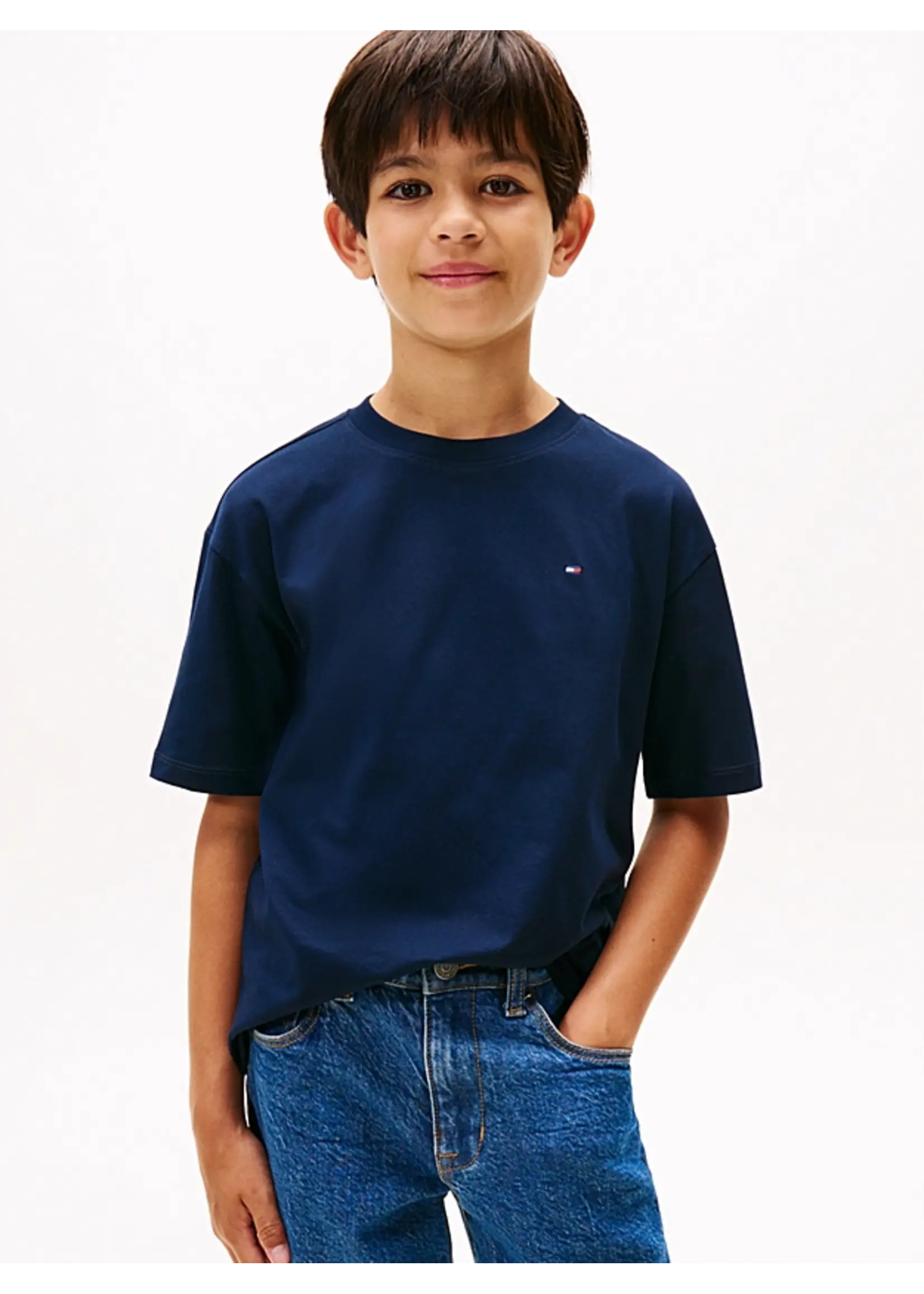 Tommy Hilfiger ESSENTIAL ARCHIVE FIT TEE SS - KB0KB09646C1G