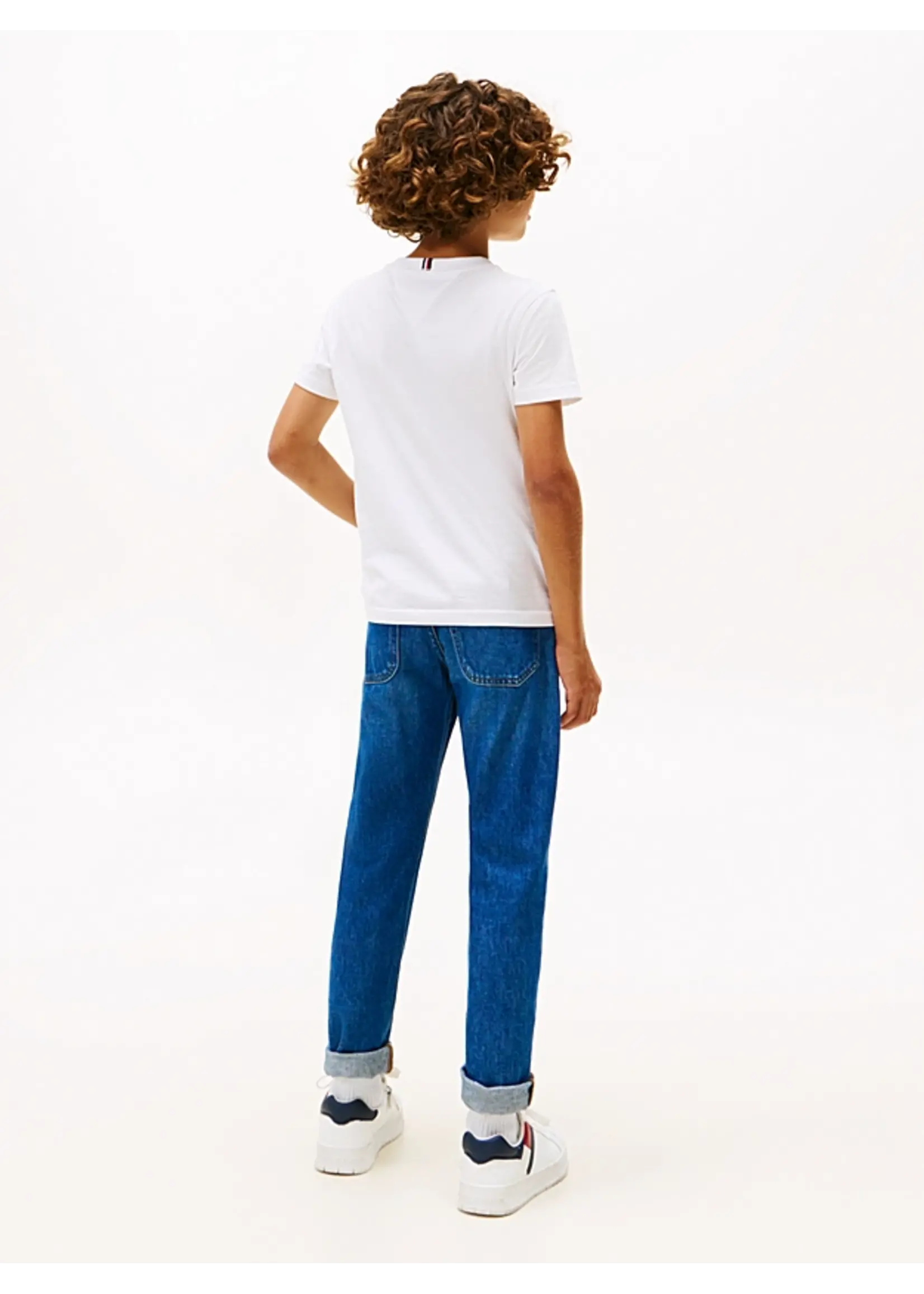 Tommy Hilfiger ESSENTIAL ARCHIVE FIT TEE SS WHITE - KB0KB09646YBR