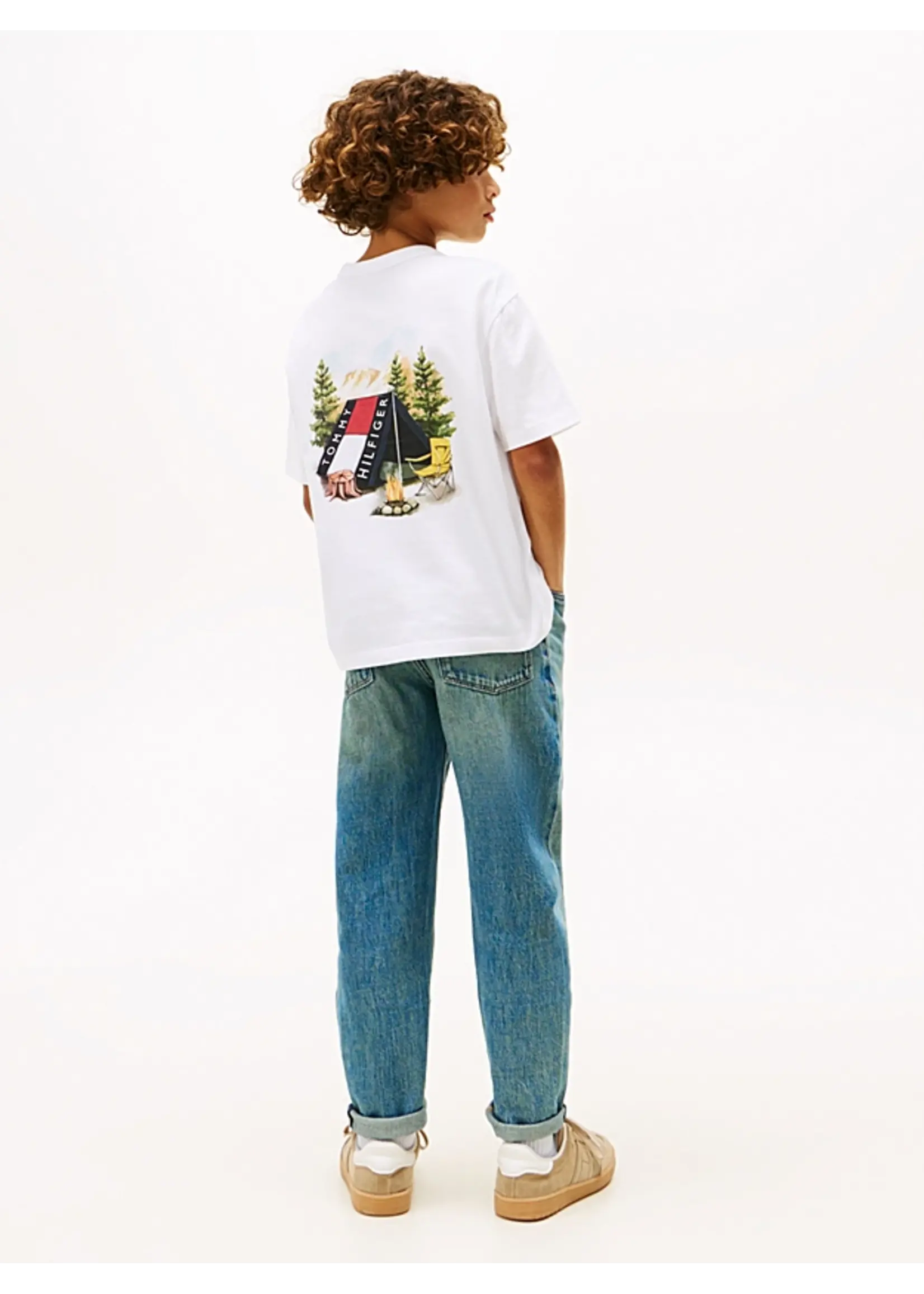 Tommy Hilfiger CAMP TOMMY PRINT TEE SS - KB0KB09938YBR