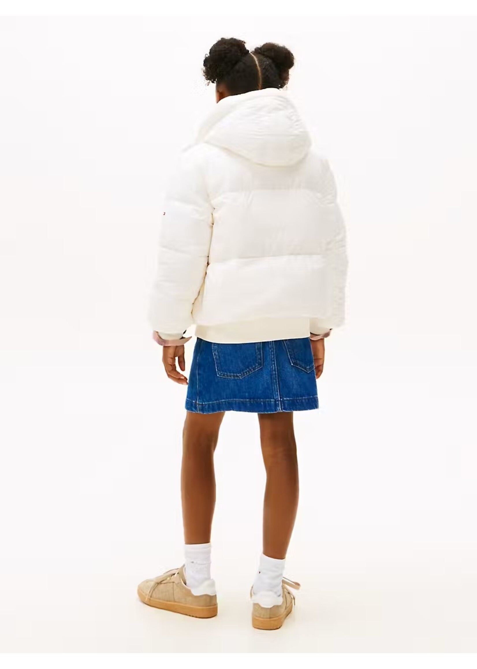 Tommy Hilfiger BRANDED PUFFER JACKET  KG0KG08861YA8 - - silk