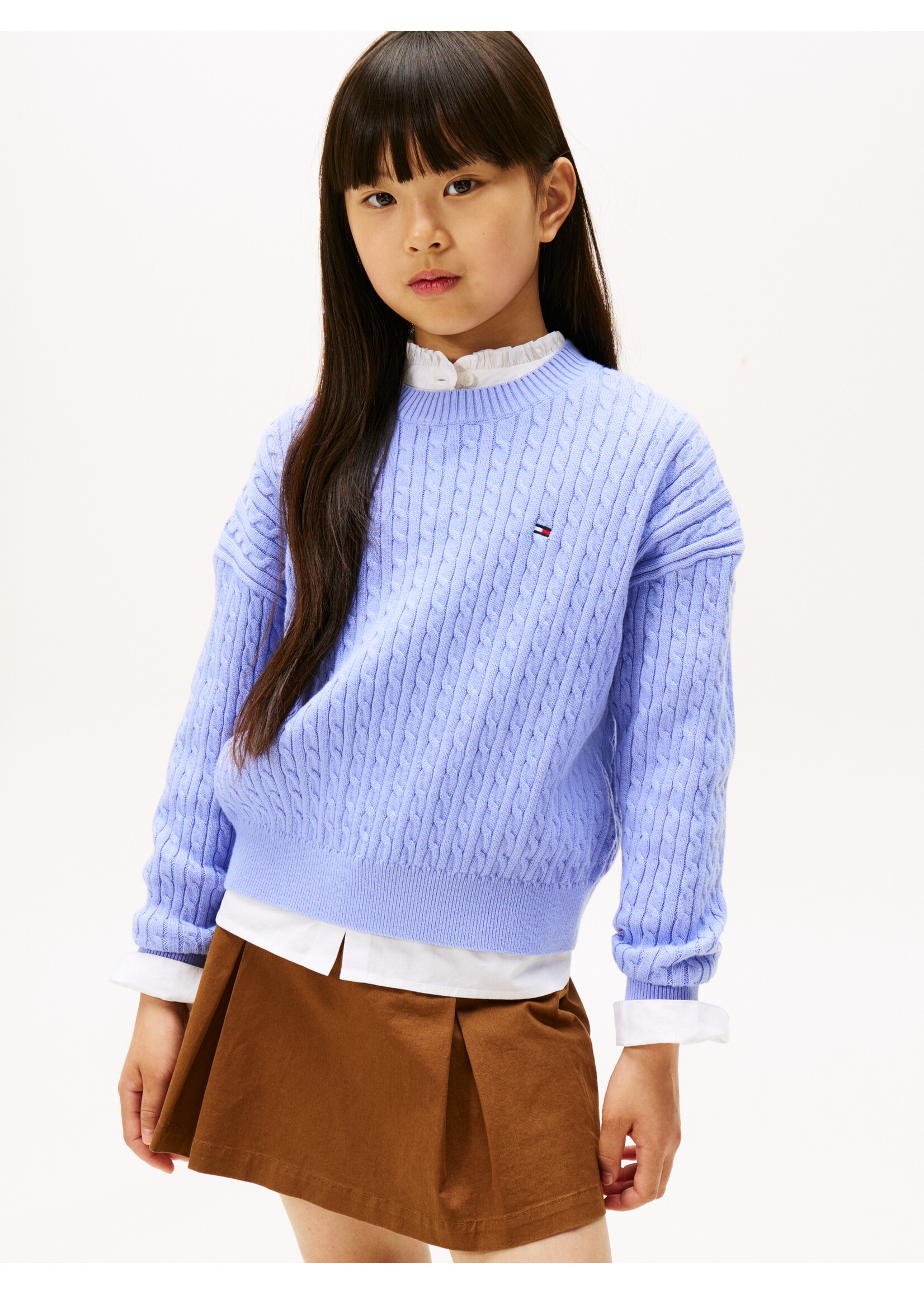 Tommy Hilfiger CABLE SWEATER - KG0KG08848C5Z
