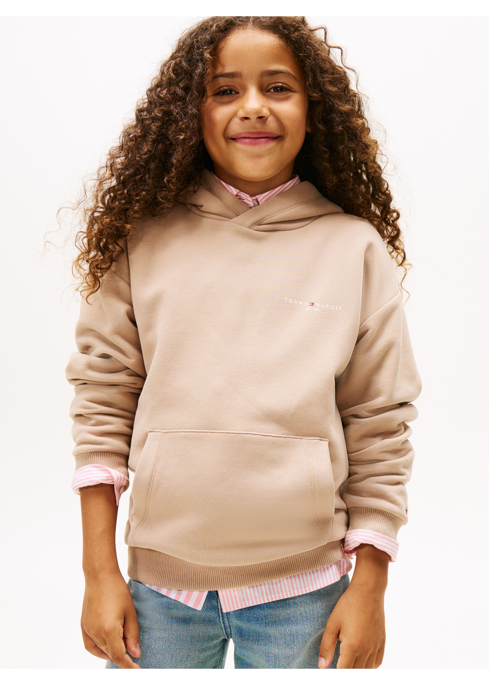 Tommy Hilfiger Hoodie  KS0KS00660GUQ - MINI CORP - beige