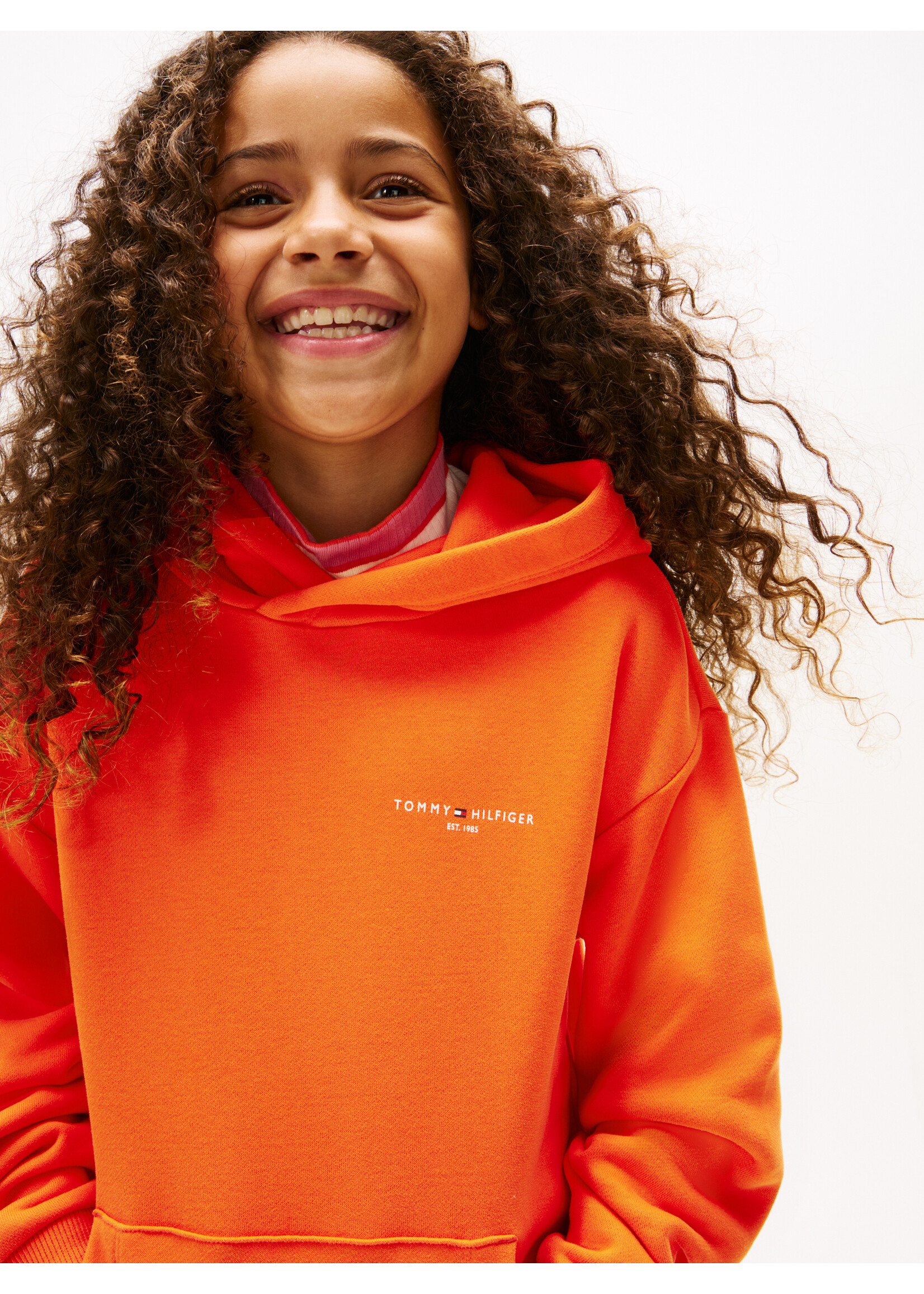 Tommy Hilfiger Hoodie  KS0KS00660XM2 - MINI CORP HOODIE - oranje