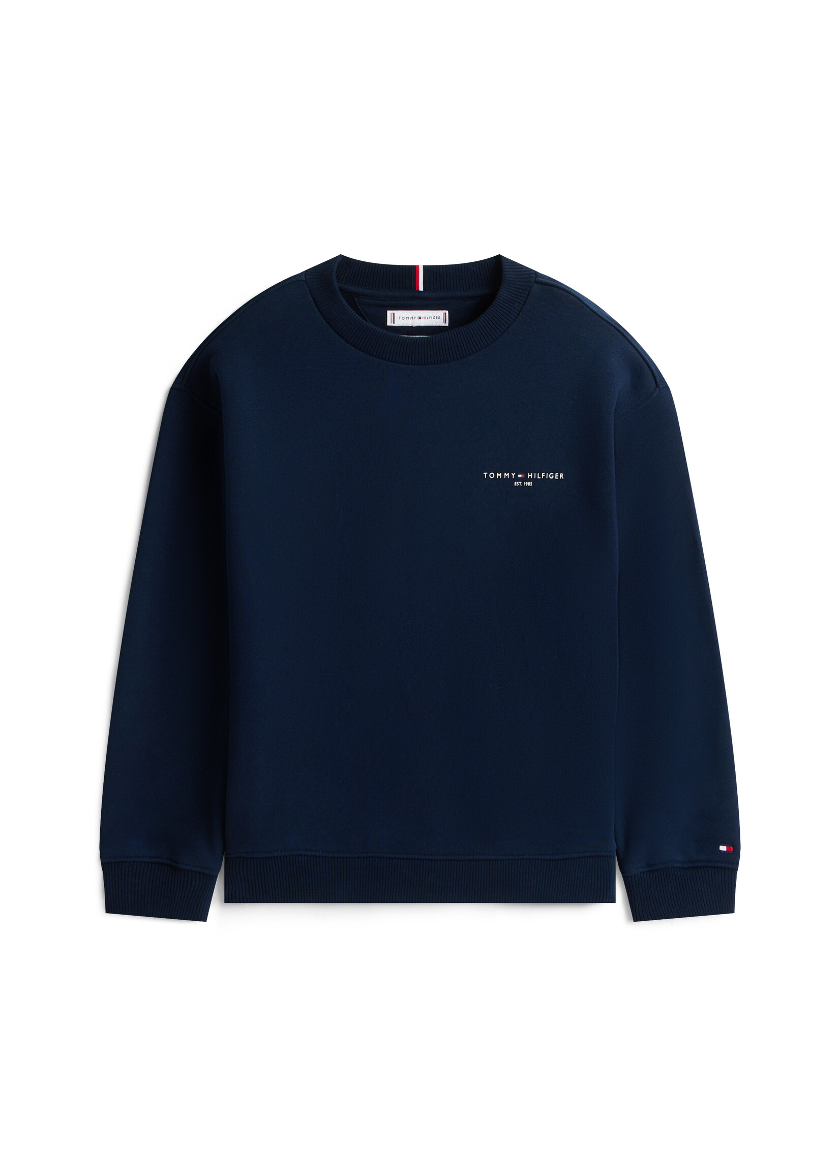 Tommy Hilfiger Sweater  KS0KS00719C1G - MINI CORP C-NECK SWEATSHIRT - donkerblauw
