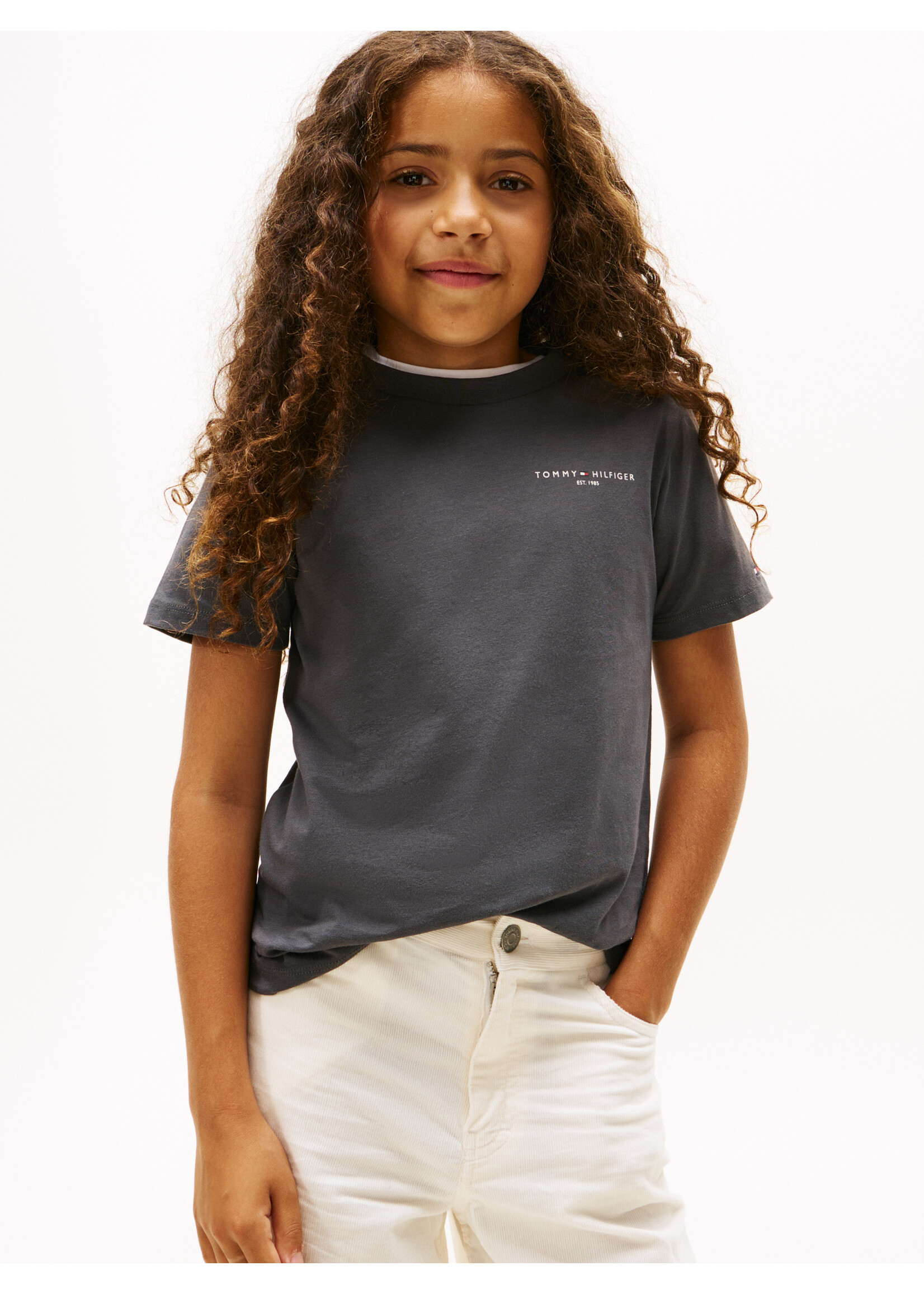 Tommy Hilfiger T-shirt KS0KS00661PT2 - MINI CORP - washed black