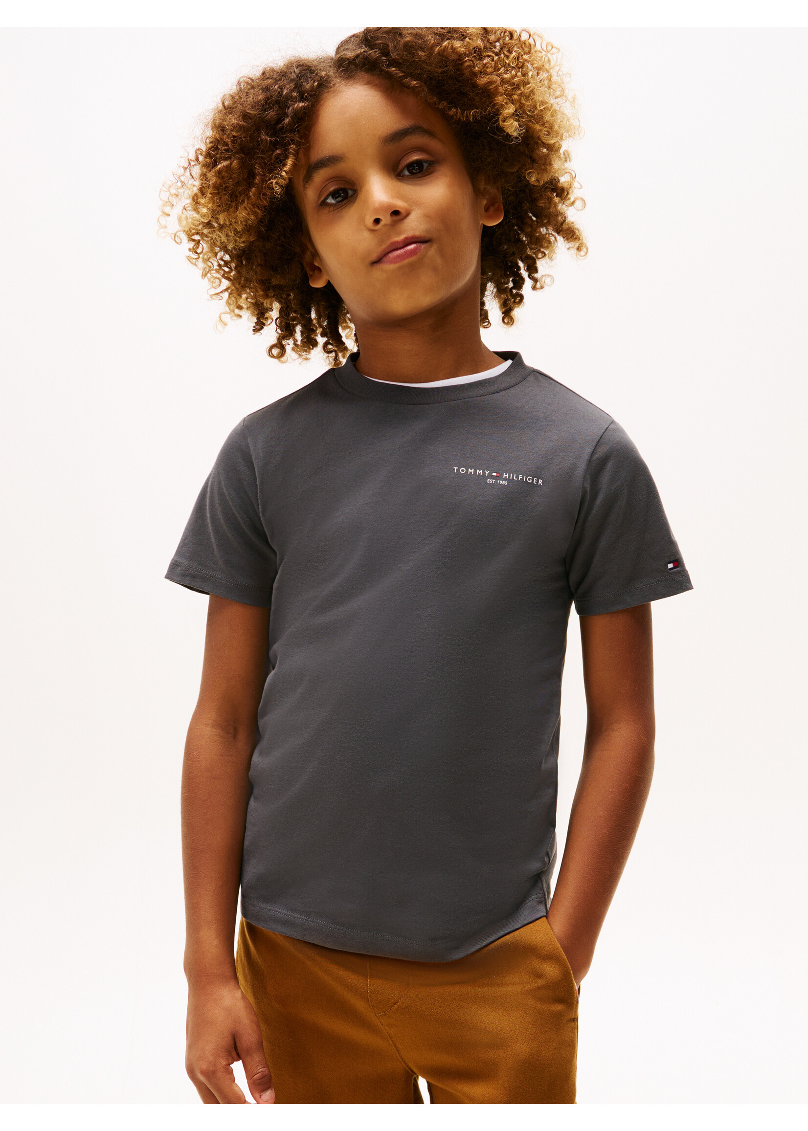 Tommy Hilfiger T-shirt KS0KS00661PT2 - MINI CORP - washed black