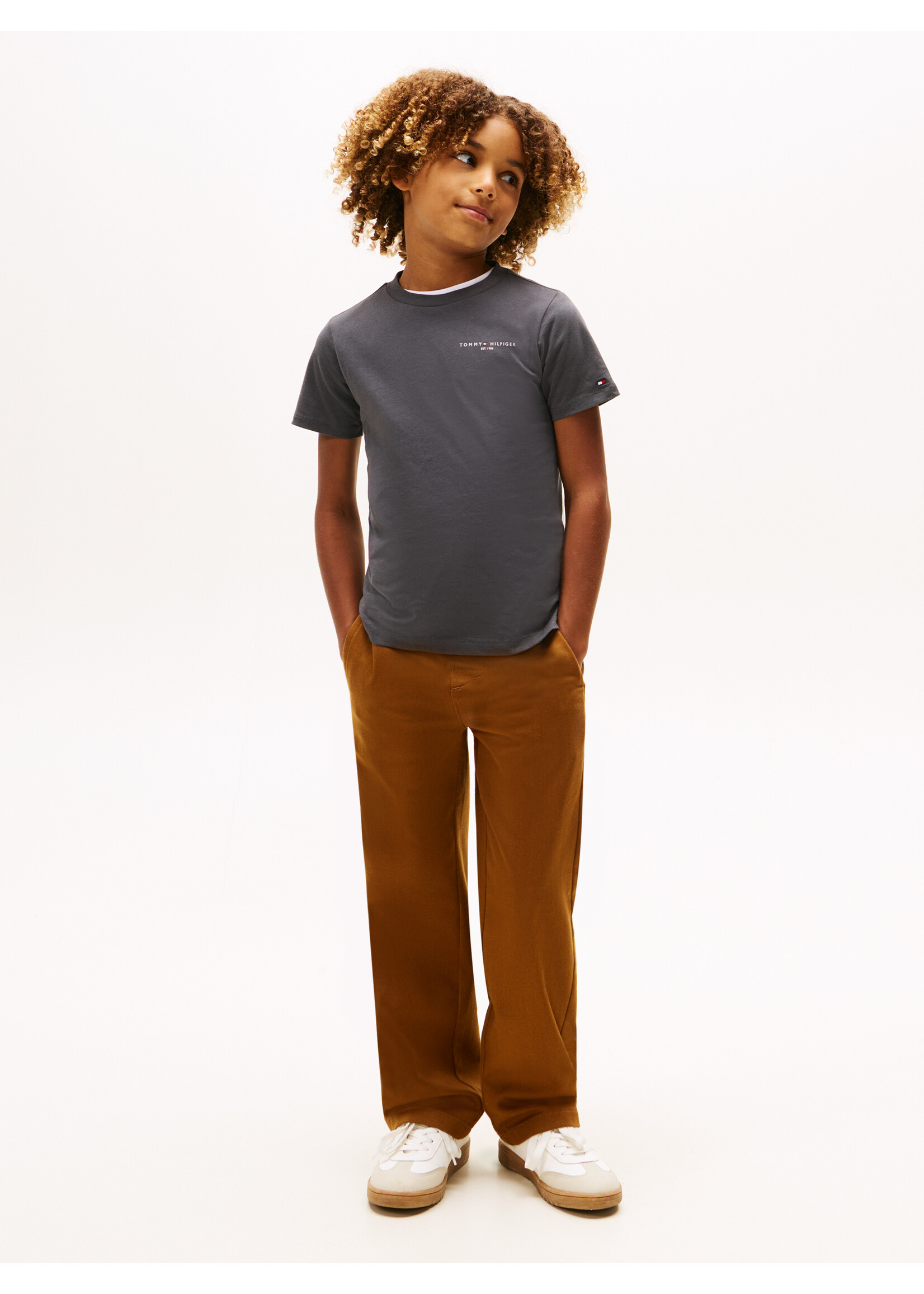 Tommy Hilfiger T-shirt KS0KS00661PT2 - MINI CORP - washed black