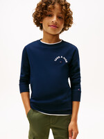 Tommy Hilfiger TAKE A HIKE PRINT TEE LS - KB0KB09940C1G