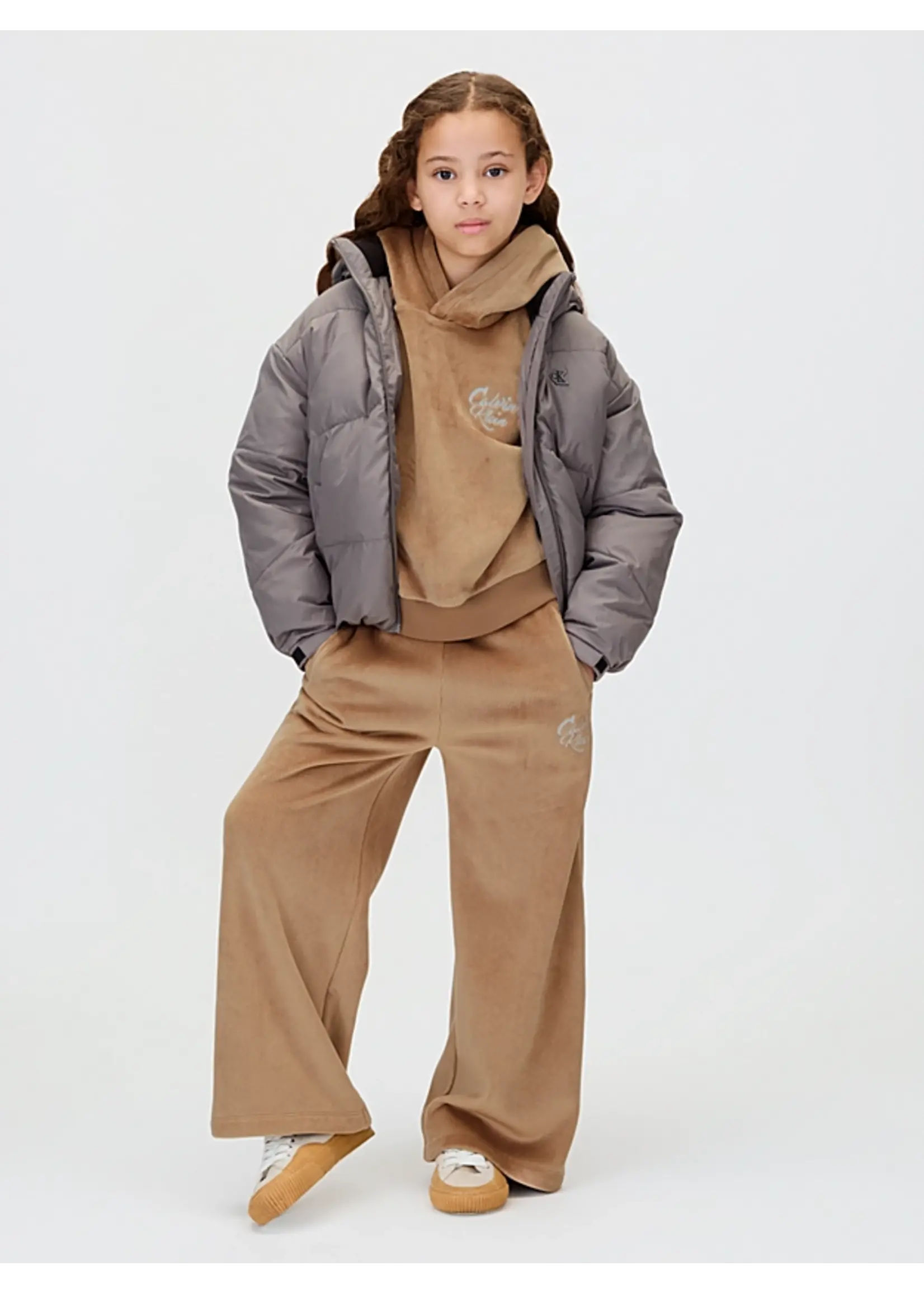 Calvin Klein Hoodie /Broek  IG0IG03043GFA - bruin