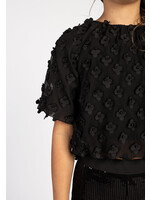 AI&KO Top Delany Flower - zwart