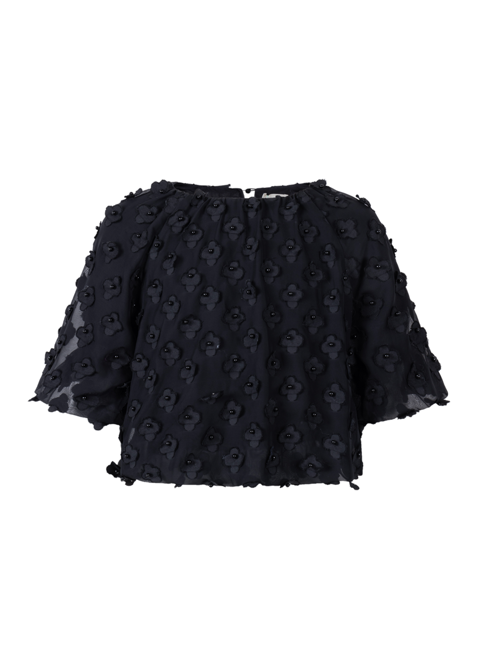 AI&KO Top Delany Flower - zwart