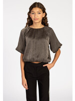 AAIKO Top Delany Crinkle - goud