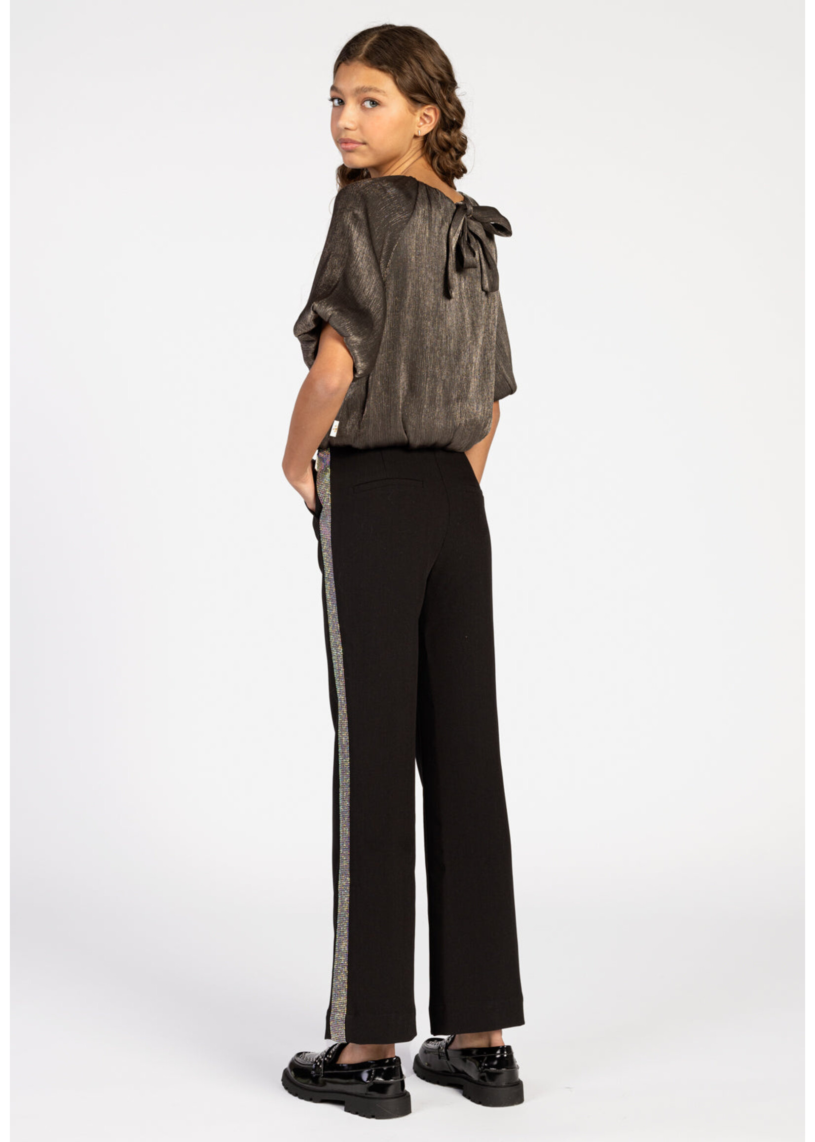 AAIKO Broek Robin Strass - zwart