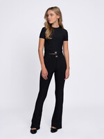 Nik & Nik Flare broek Lily flared G 2-611 2504 - zwart