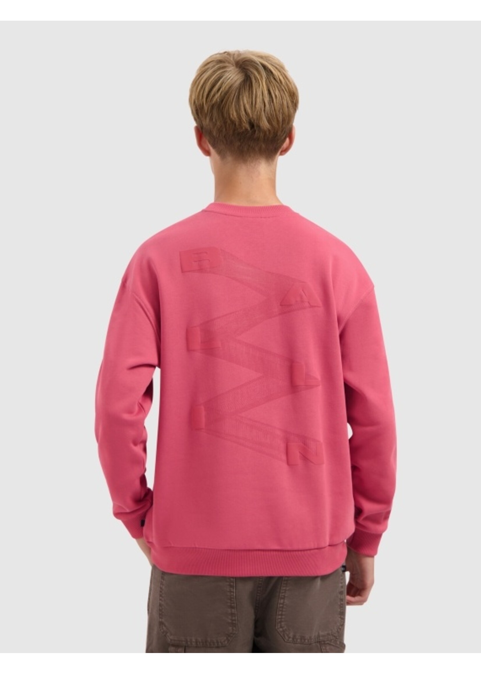 Ballin ZigZag Logo Sweater (25037318) - grapefruit