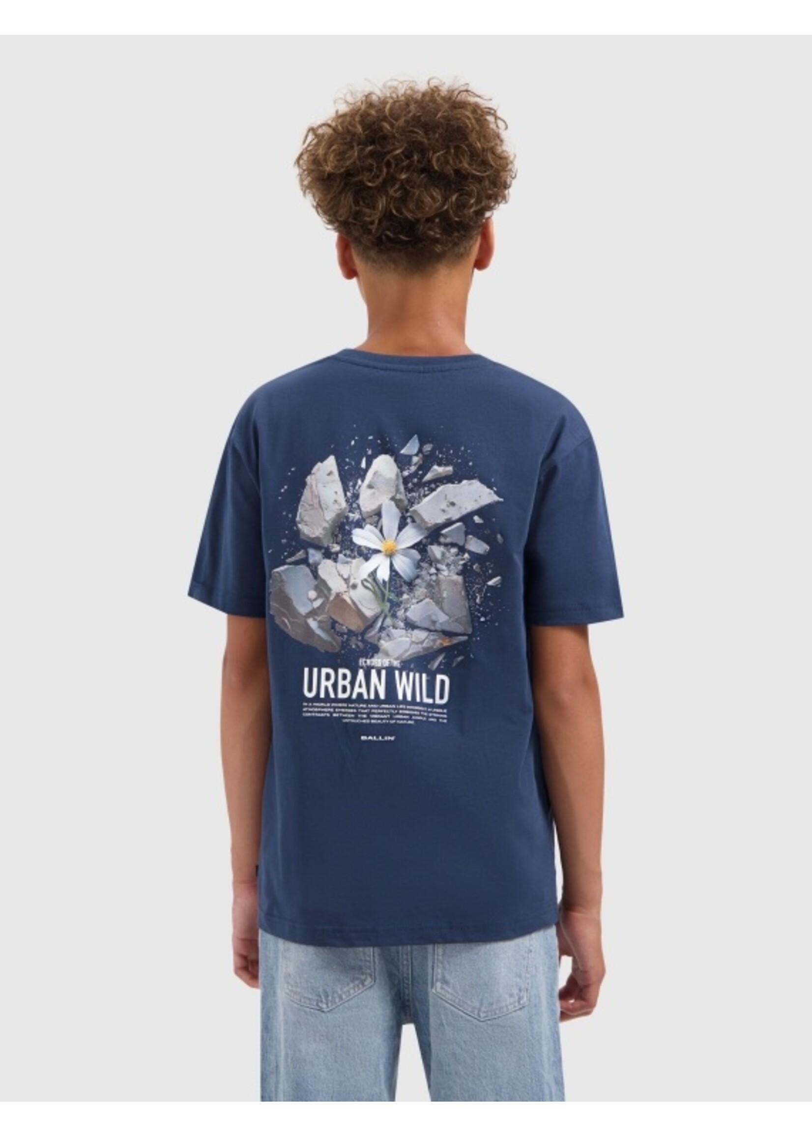 Ballin  Urban Wild Explosion T-shirt (25037121) - navy