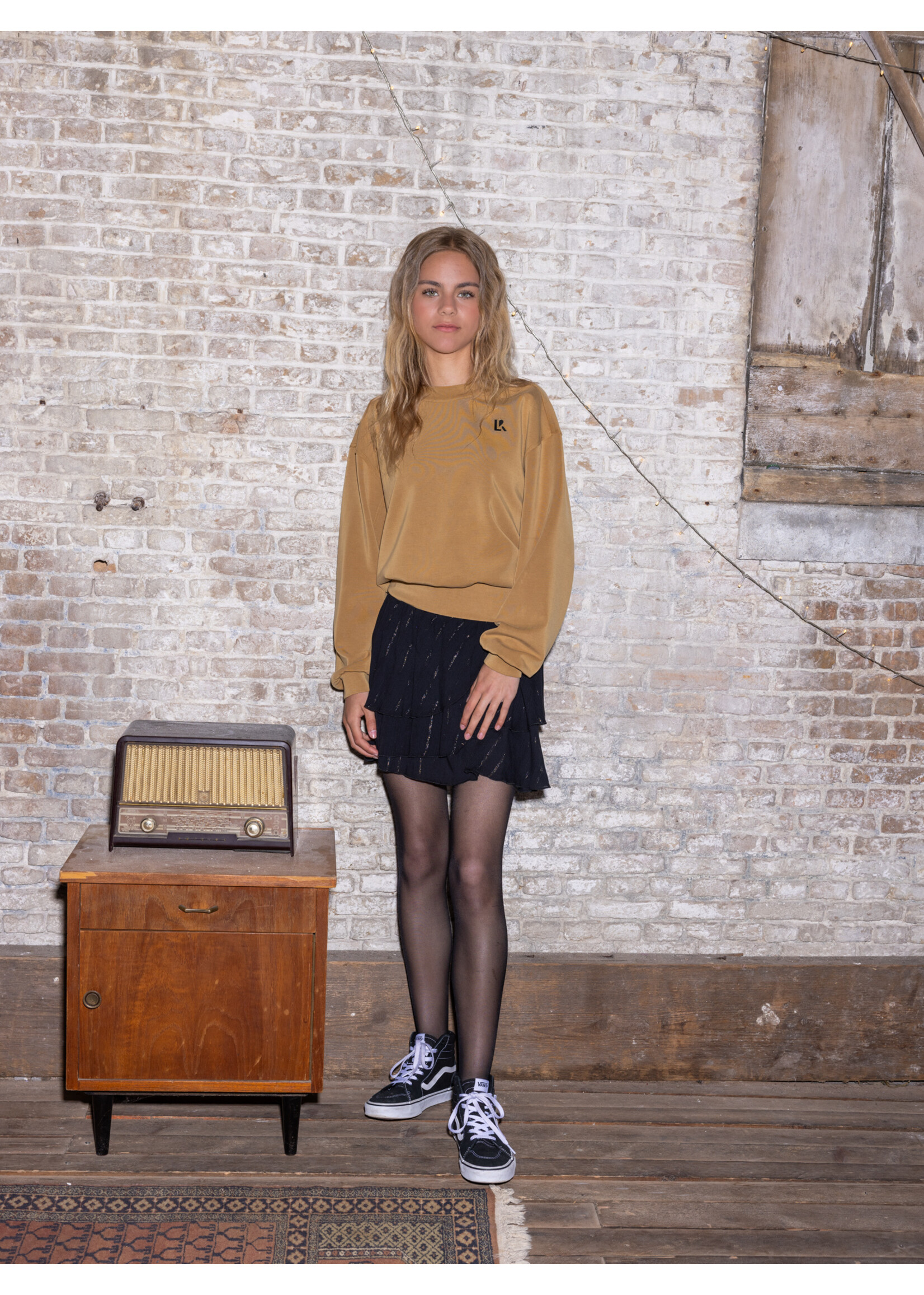 Looxs Skort 2533-5790-099  - zwart