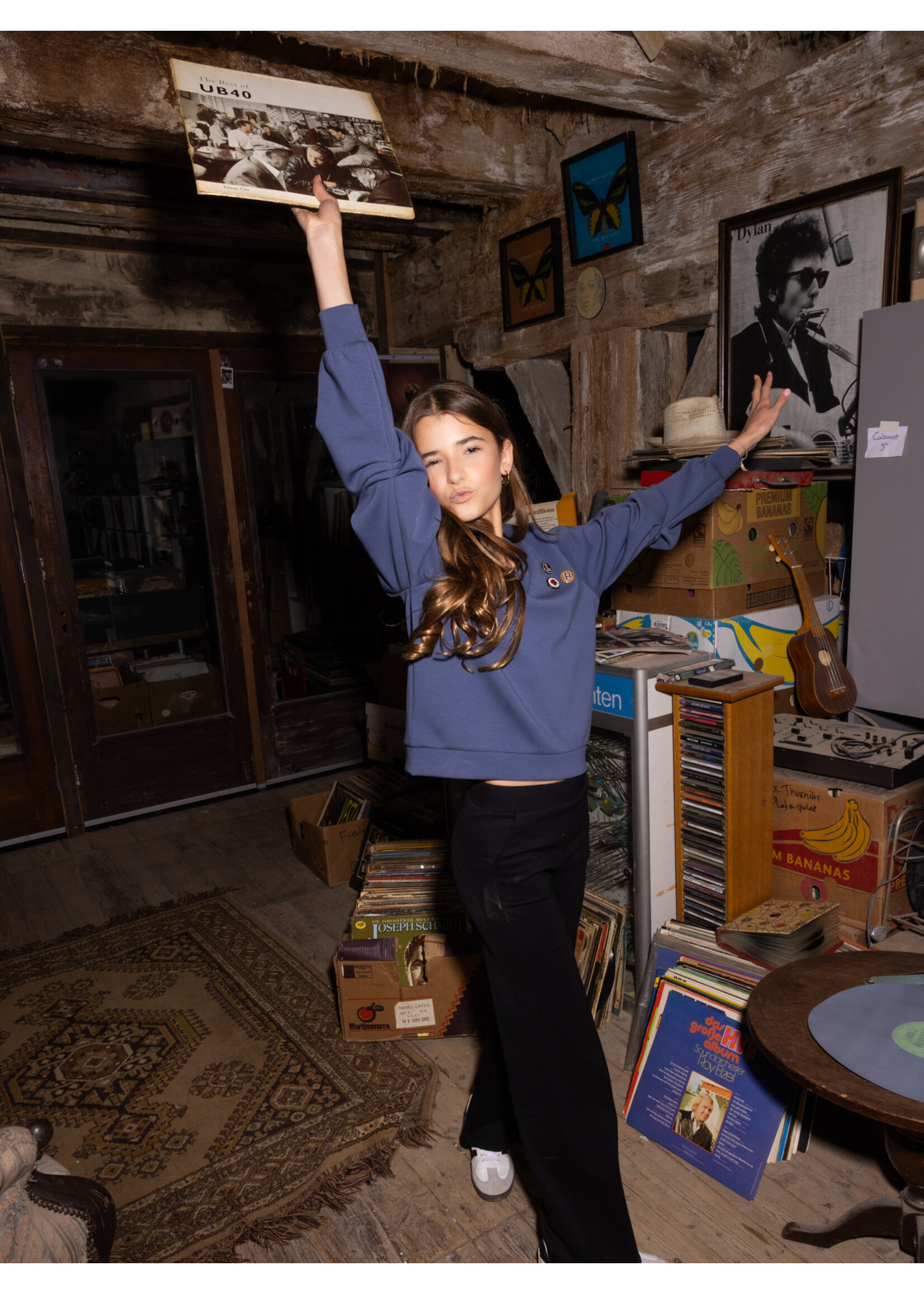 Looxs Broek 2533-5689-099  - zwart