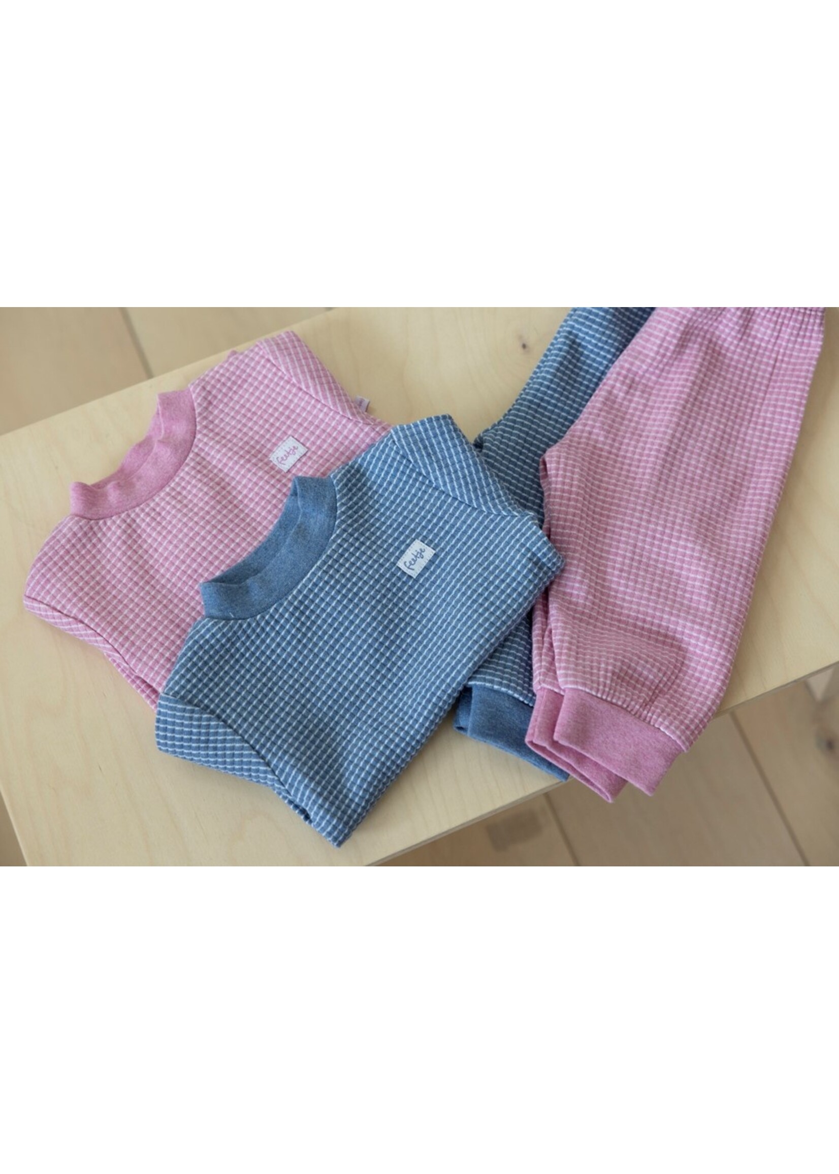 Feetje Pyjama Feetje pyjama 305610 - blue melange