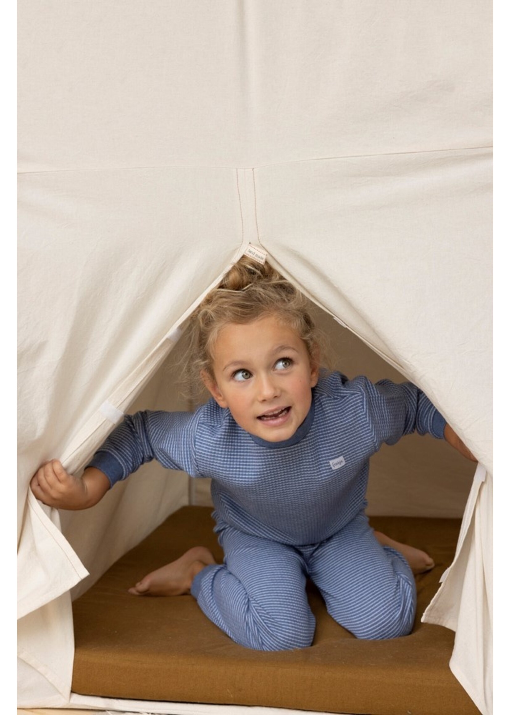 Feetje Pyjama Feetje pyjama 305610 - blue melange