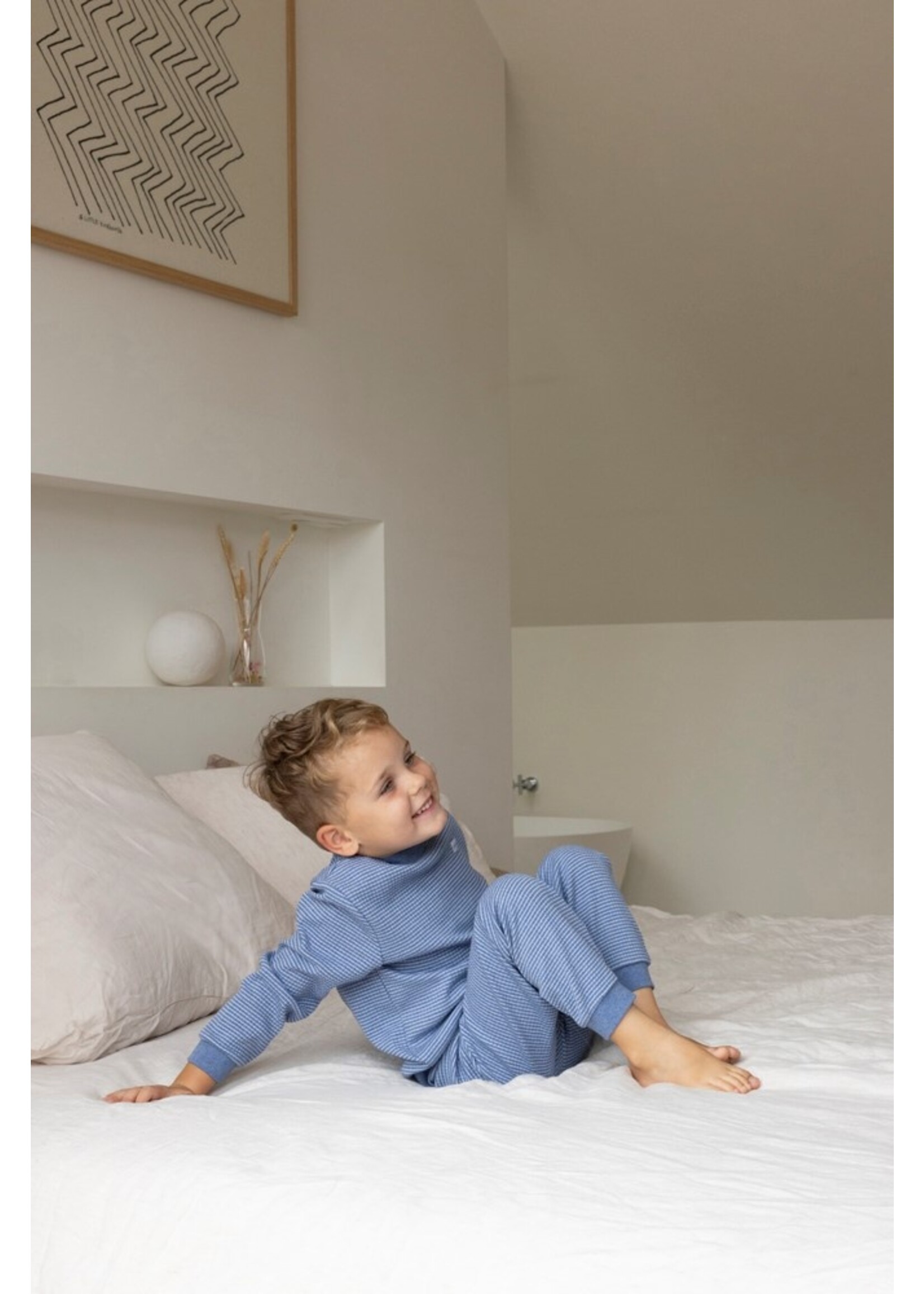 Feetje Pyjama Feetje pyjama 305610 - blue melange