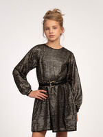 Nik & Nik Jurk Nien  G 5-522 2506 - zwart/champagne