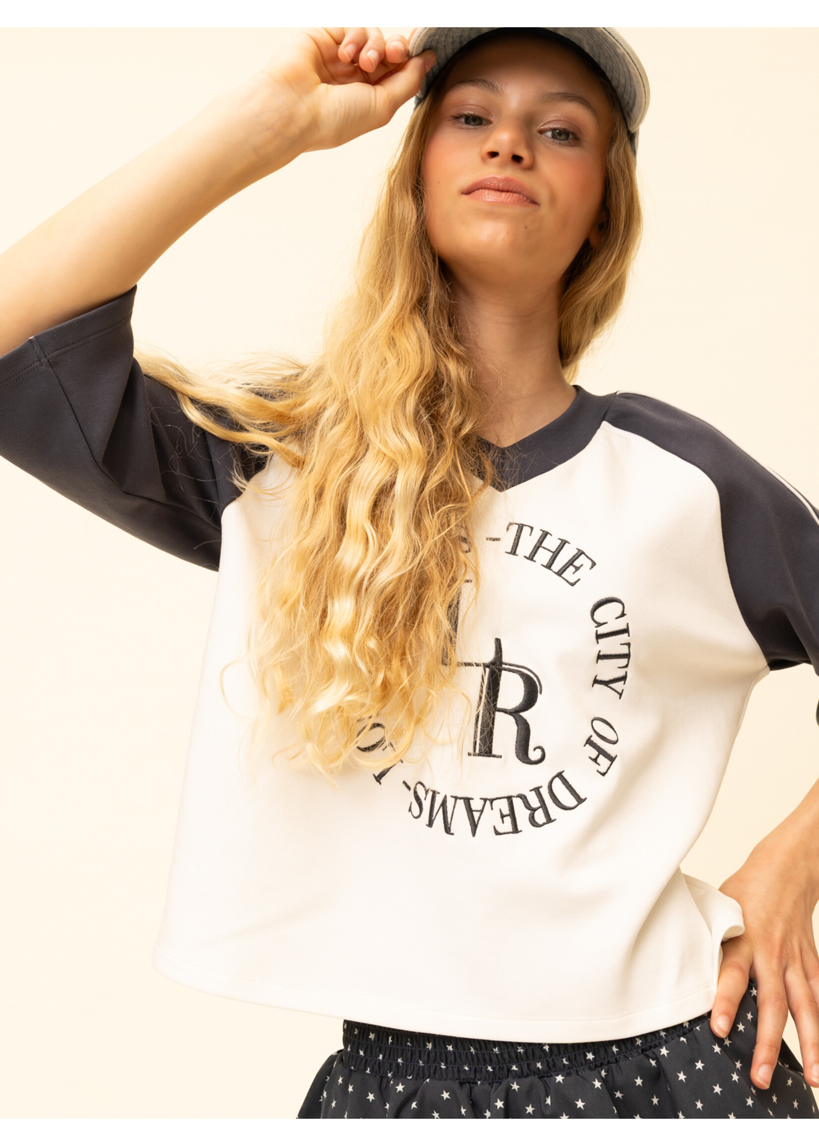 Looxs T-shirt 2601-5455-012  - wit