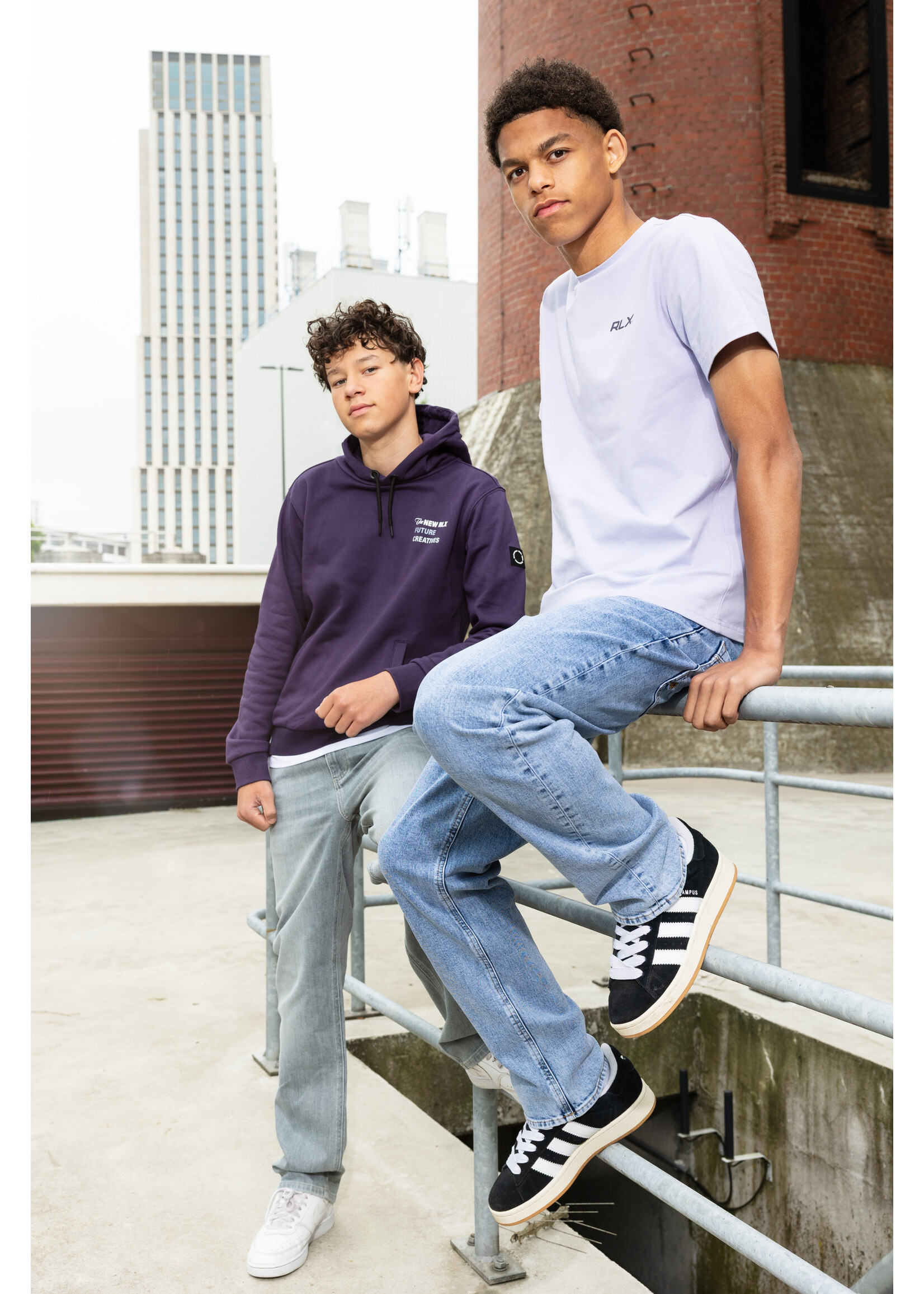 Rellix T-shirt 940401 - lila backprint