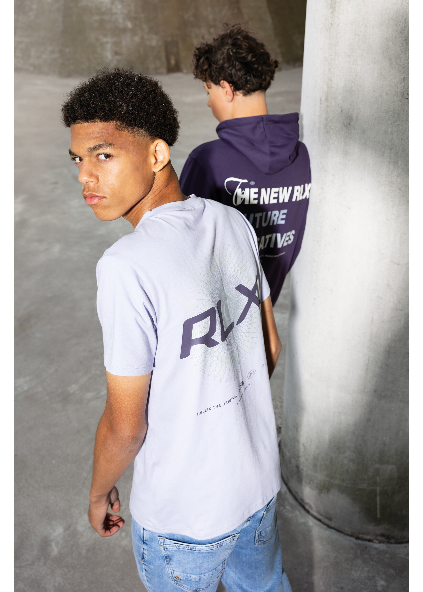 Rellix T-shirt 940401 - lila backprint