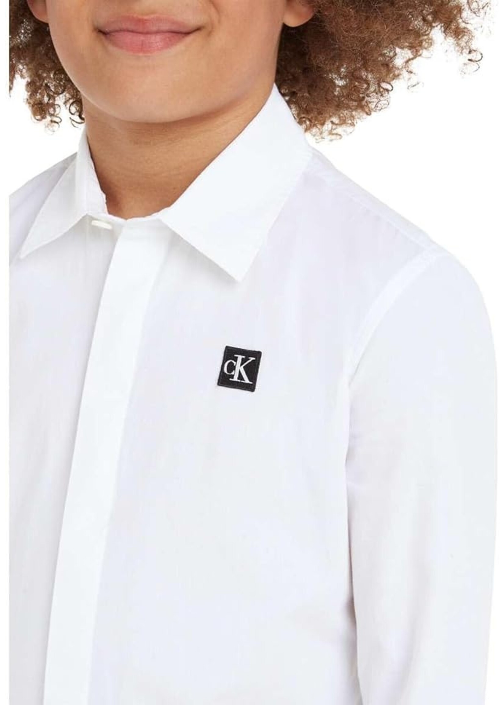 Calvin Klein  Overhemd Ceremony Poplin IB0IB01962 - wit