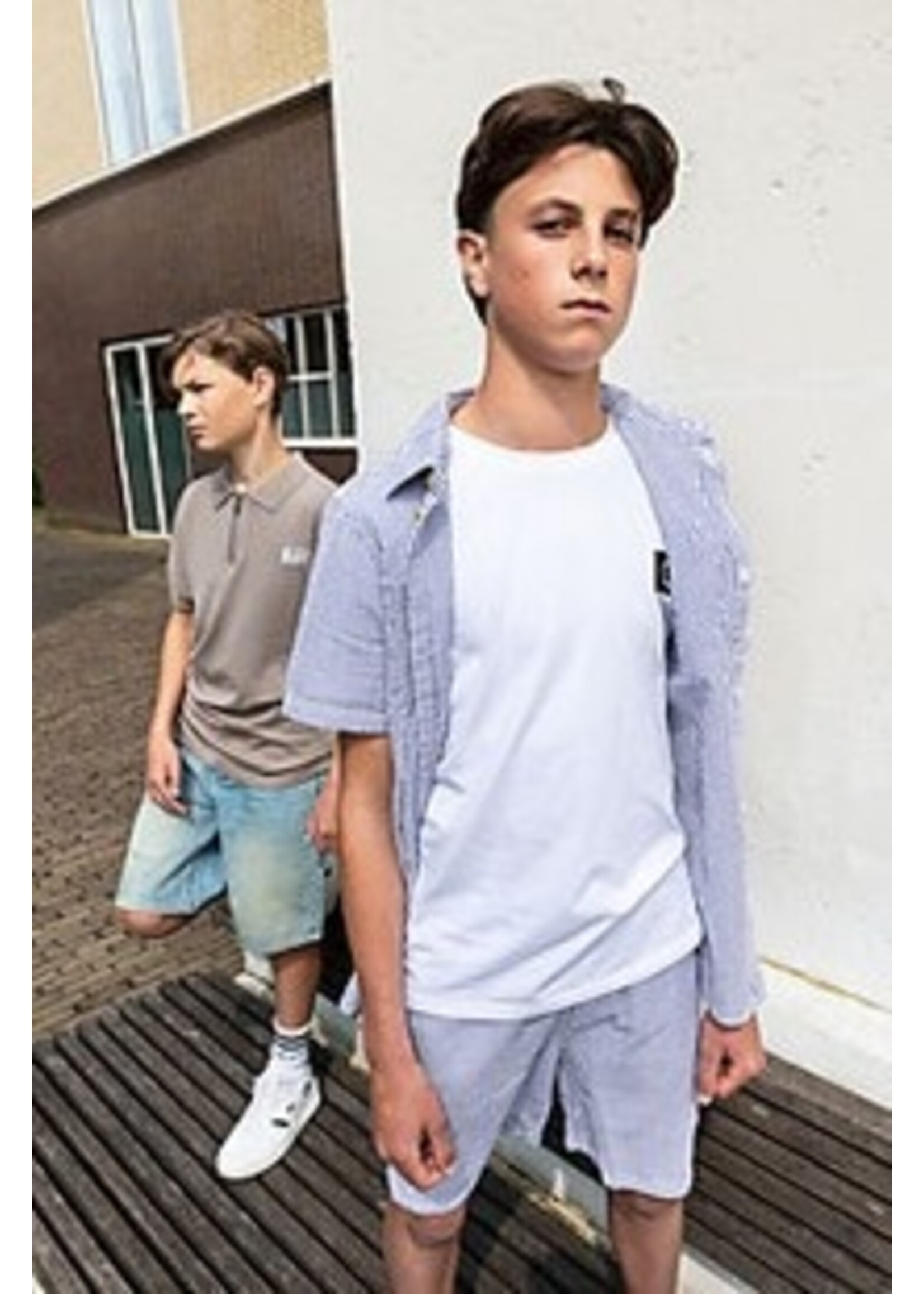 Rellix Kort broek 940478 - blauw gestreept